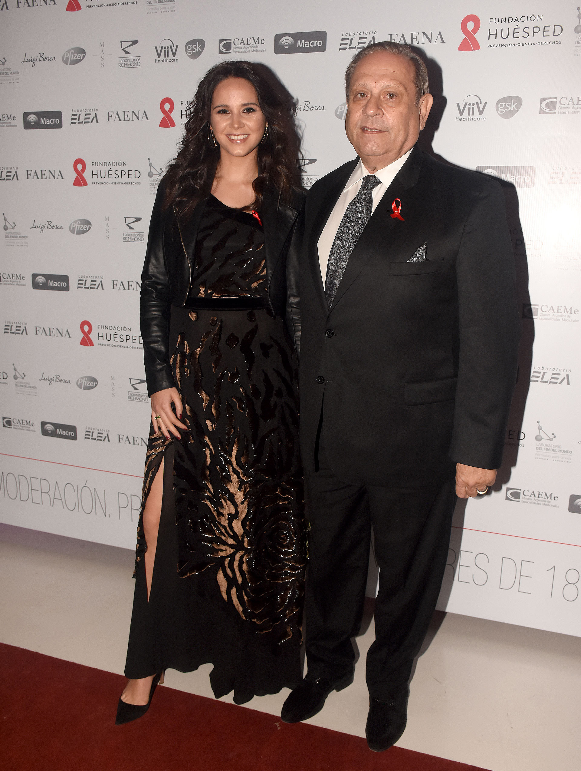 Néstor Abatidaga, director general corporativo del Grupo Sancor Seguros, y la conductora de televisión y directora creativa, Natalí Márquez