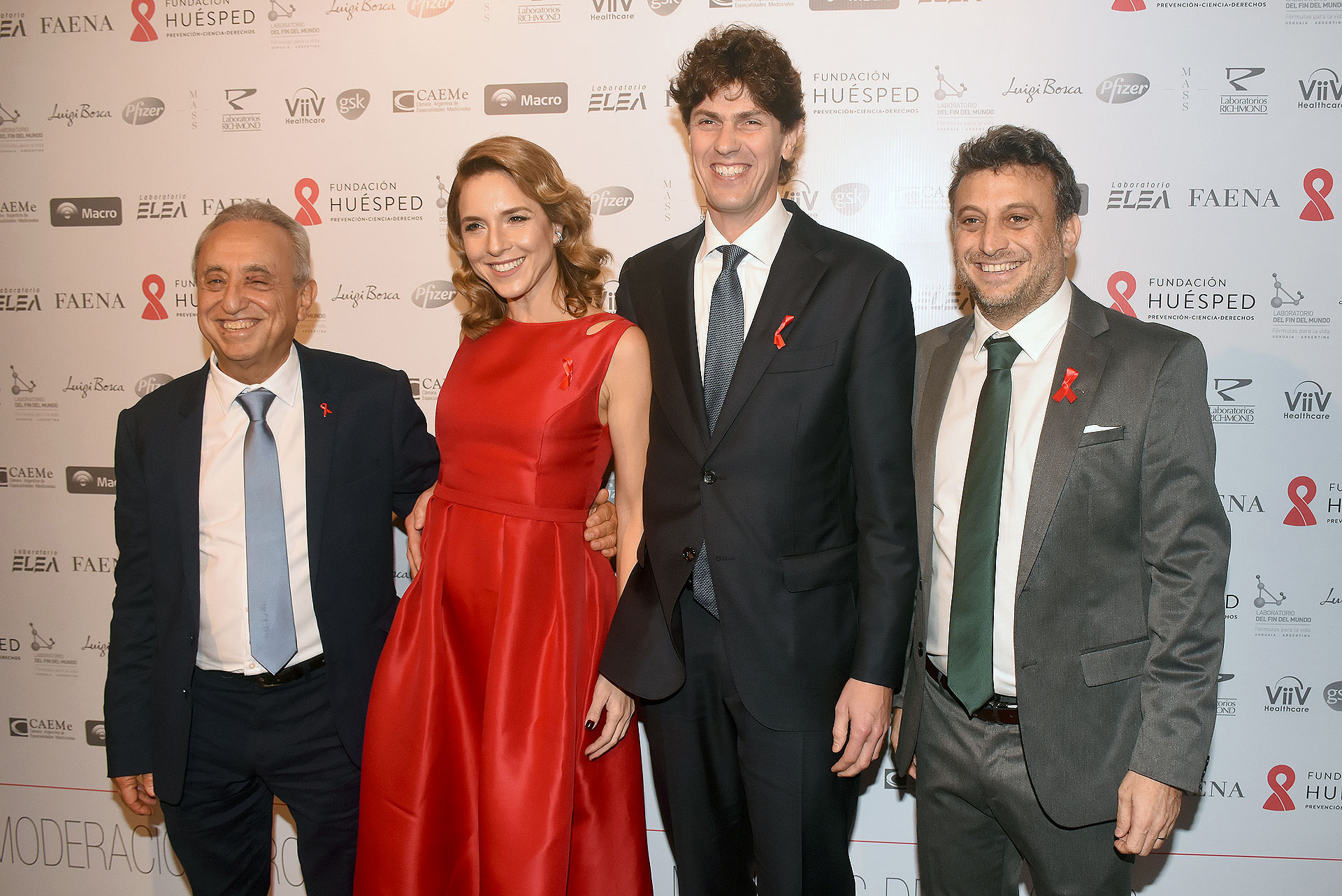 Pedro Cahn, Carla Peterson, Martín Lousteau y Leandro Cahn