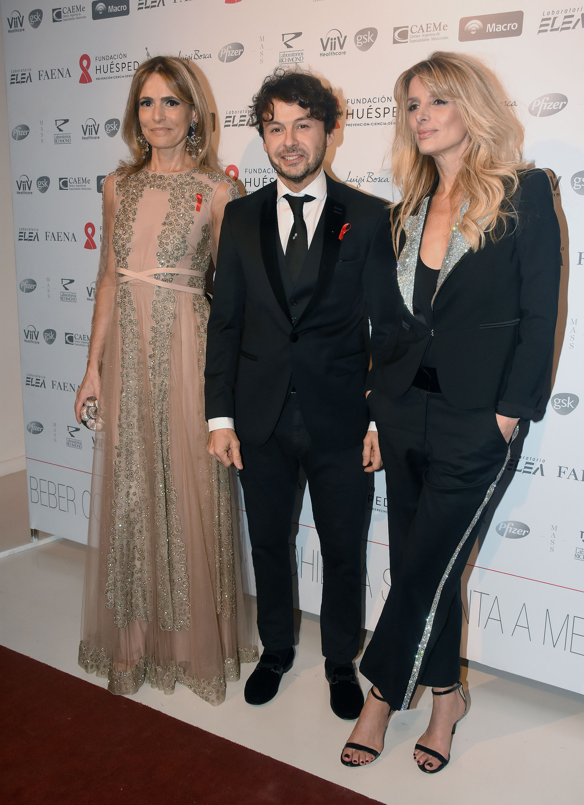 Rossella Della Giovampaola, Wally Diamante y Andrea Martínez