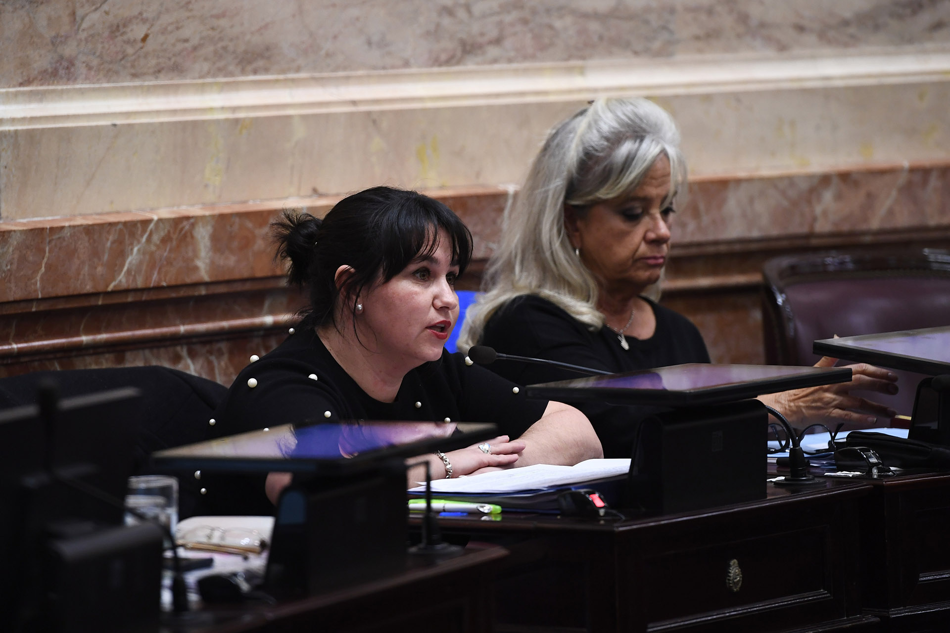 La senadora Ana Claudia Almirón