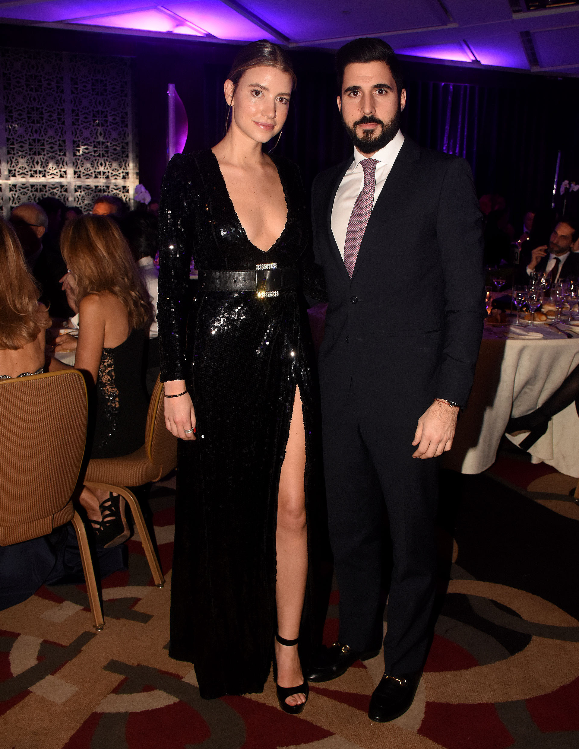 Angie Landaburu y Tomás Eurnekian