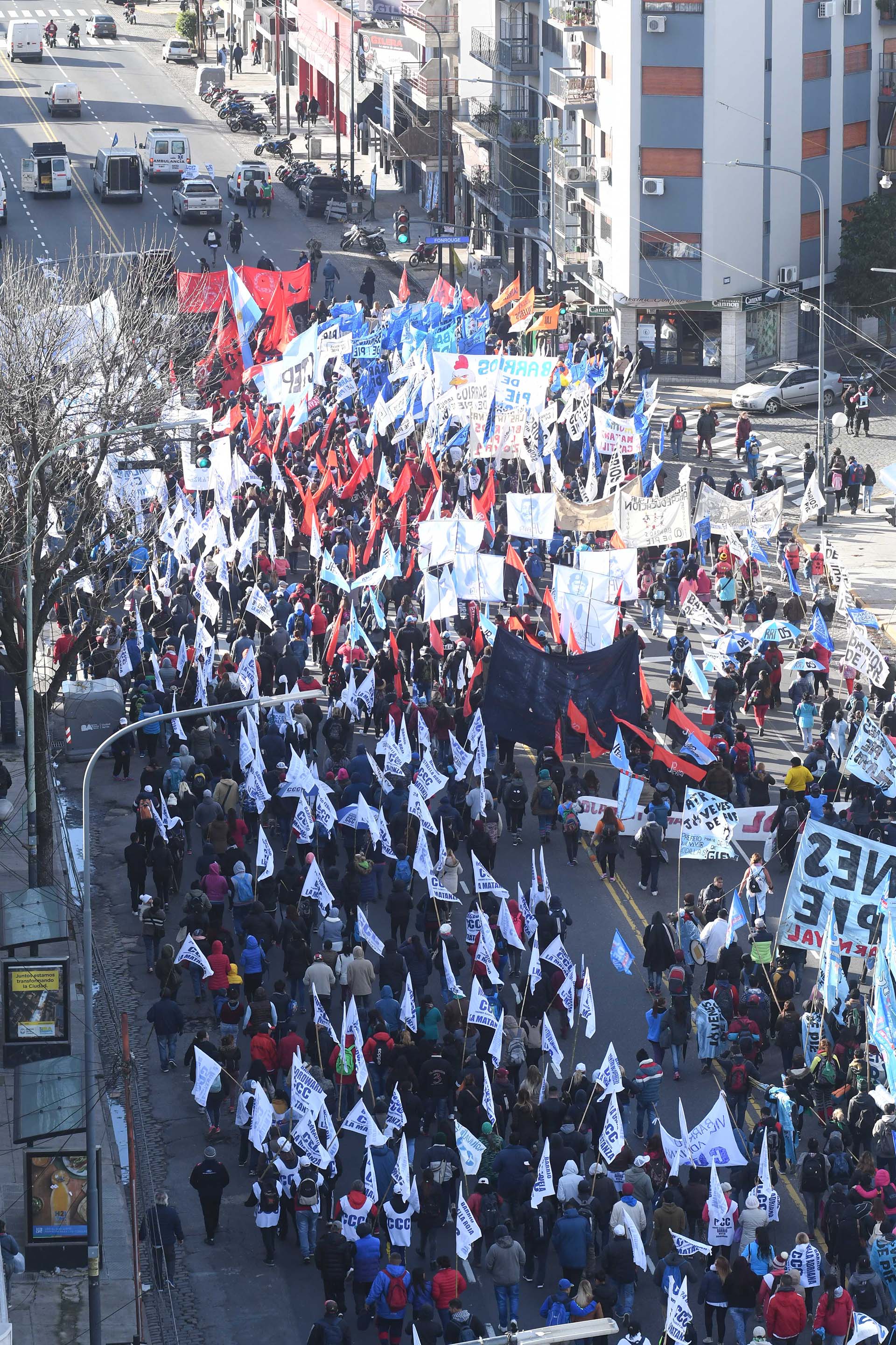 Marcha Federal desde Liniers a Plaza de Mayo