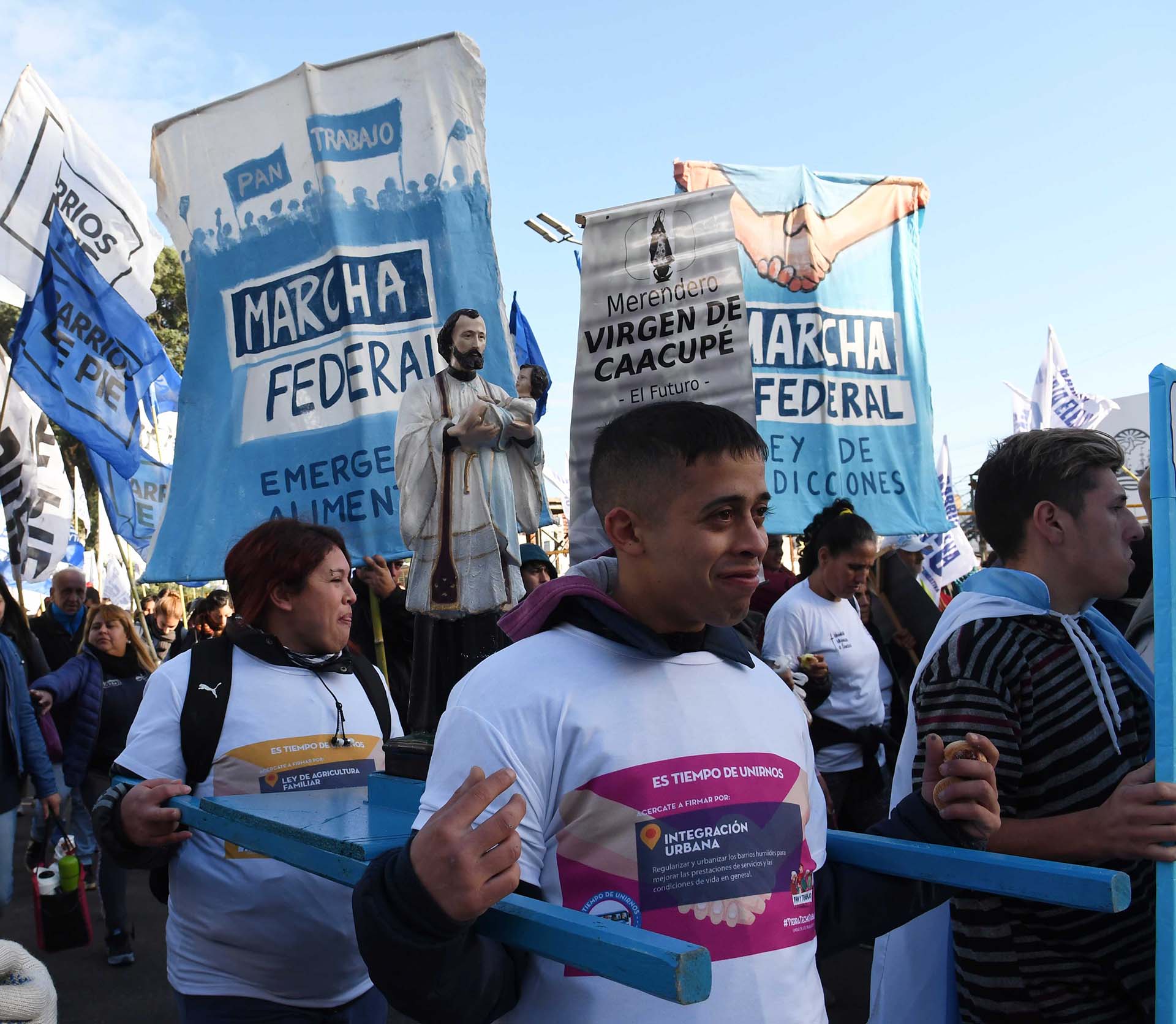 Marcha Federal desde Liniers a Plaza de Mayo