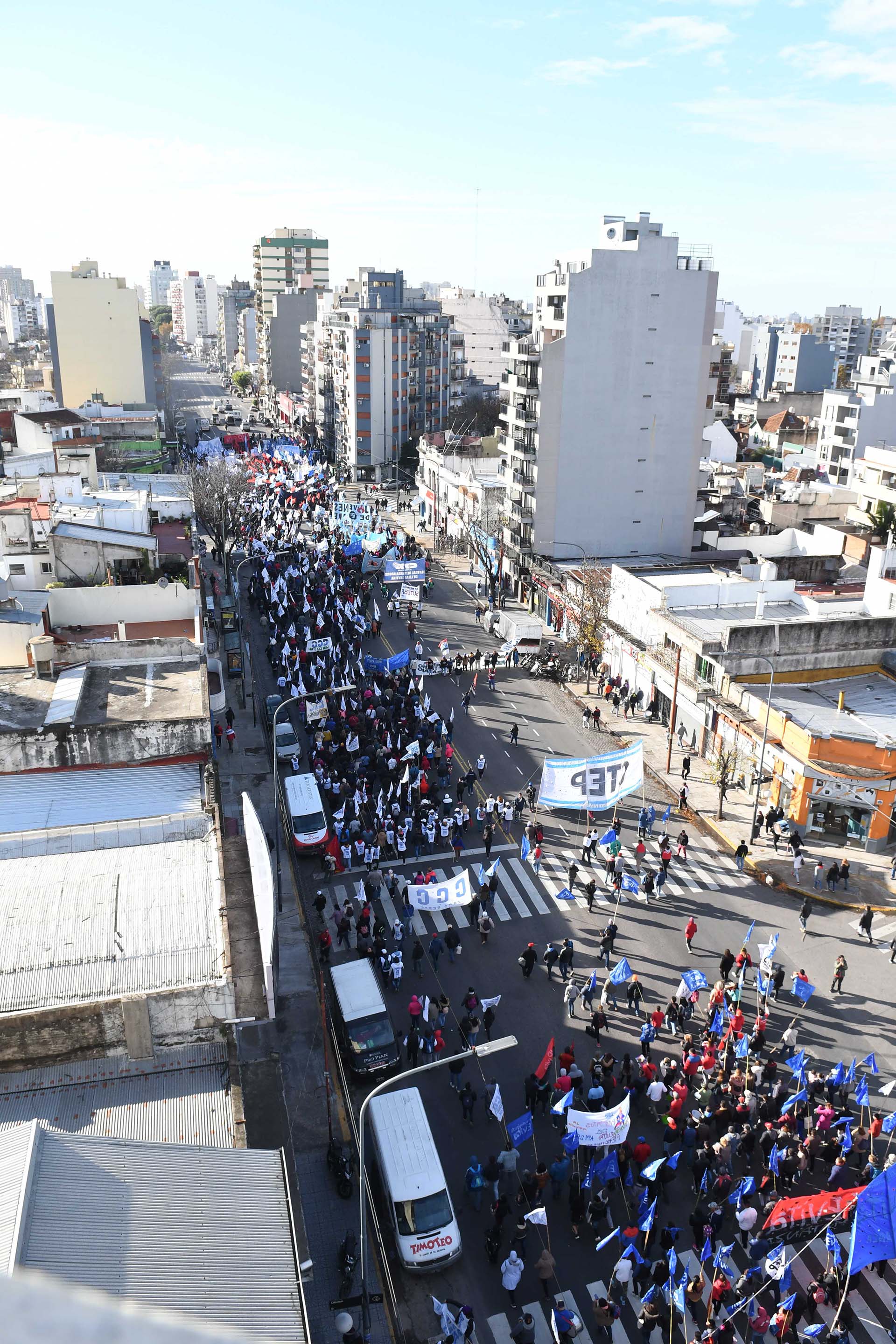 Marcha Federal desde Liniers a Plaza de Mayo