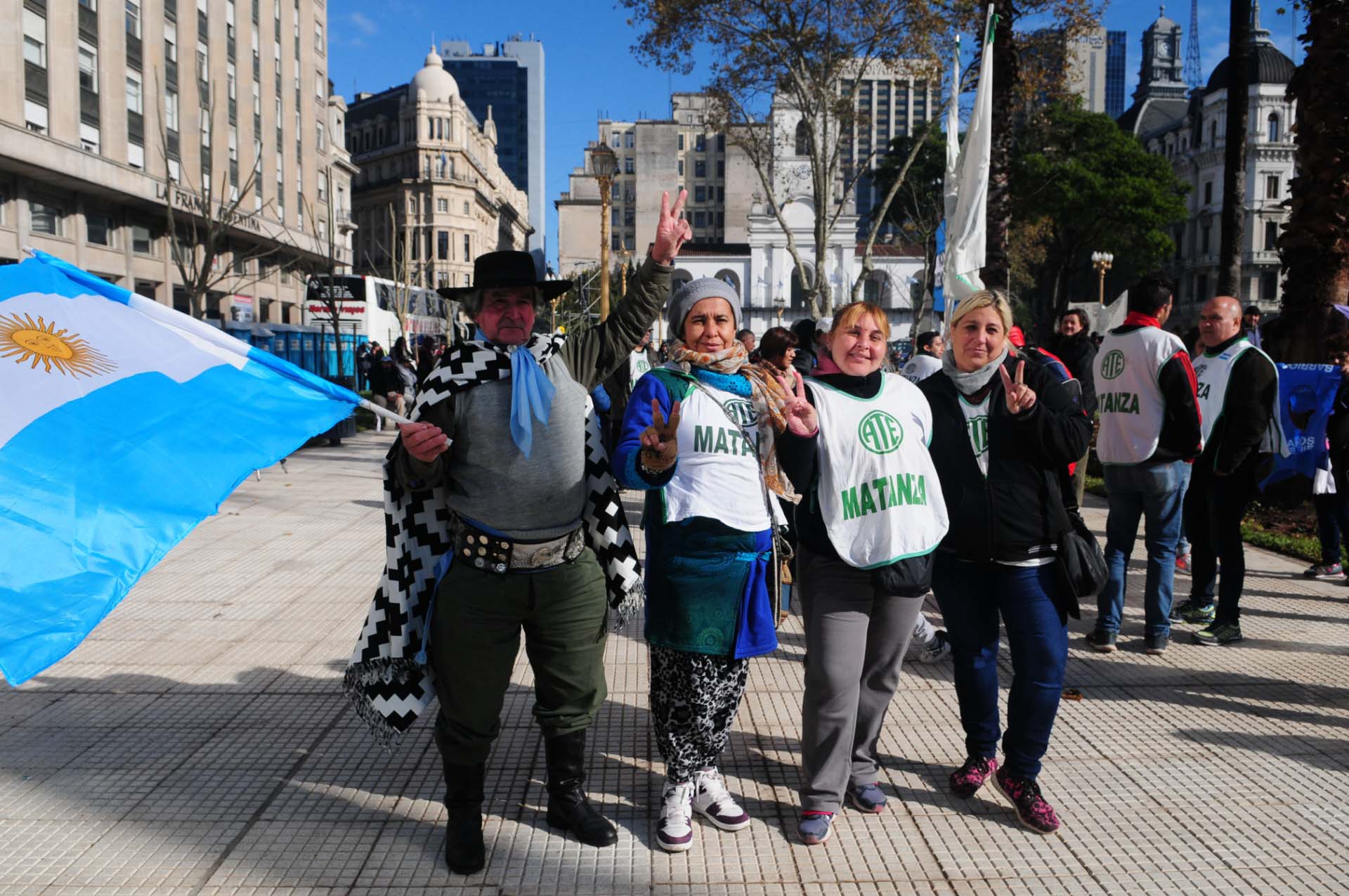 Marcha Federal en Plaza de Mayo
