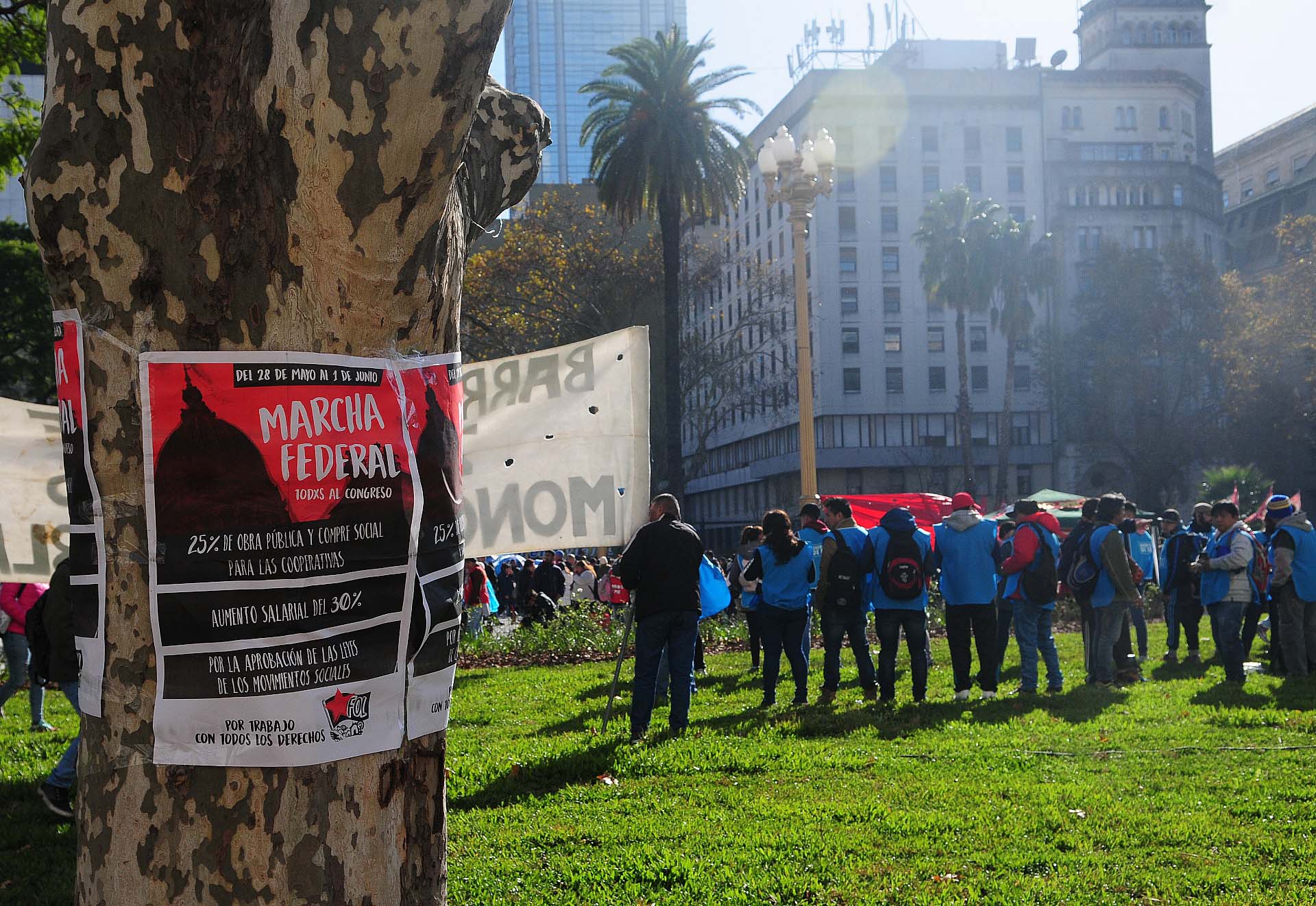 Marcha Federal en Plaza de Mayo