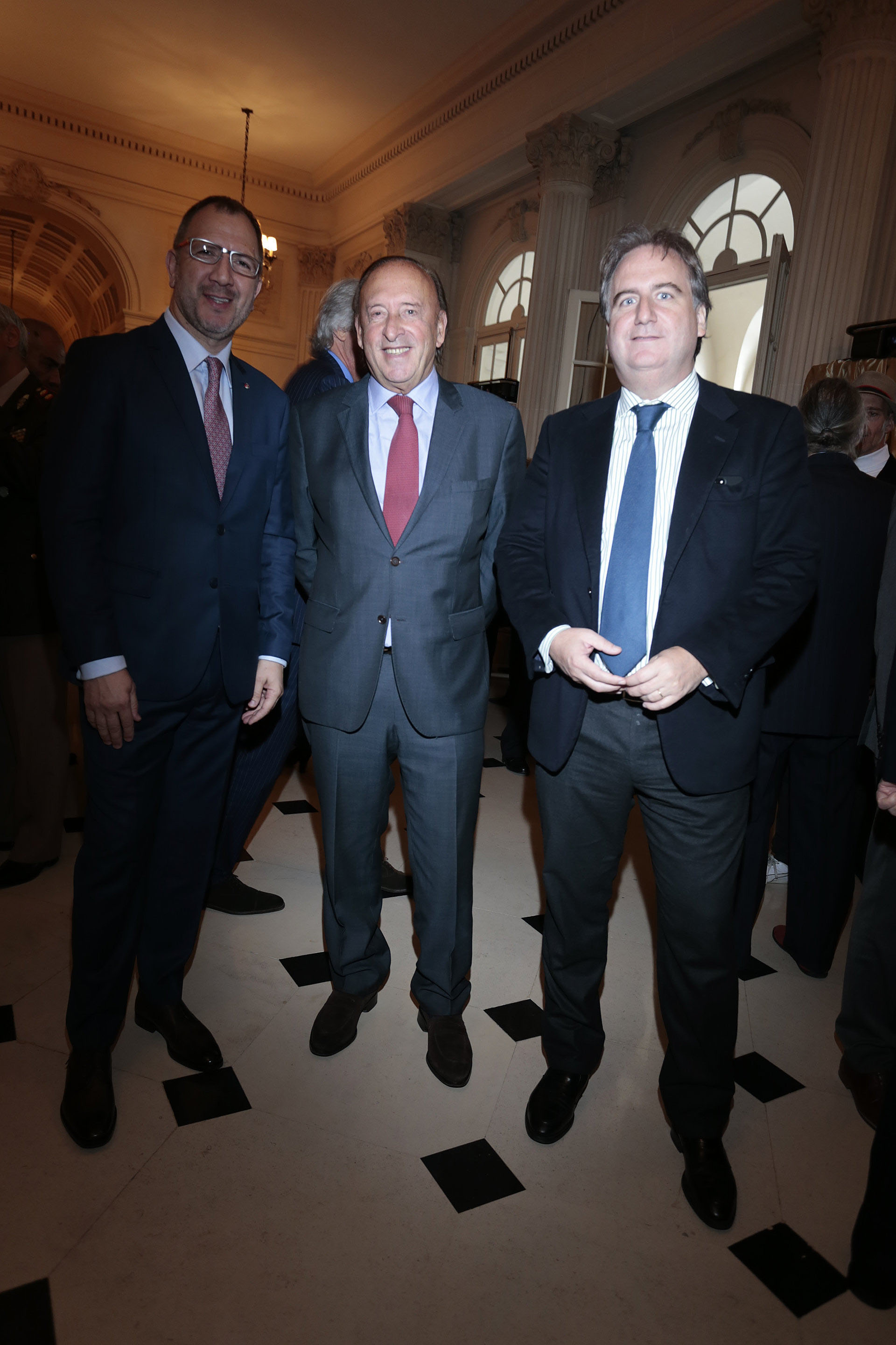 Fabián Perechodnik, Mauricio Filiberti (Transclor) y Tato Lanusse