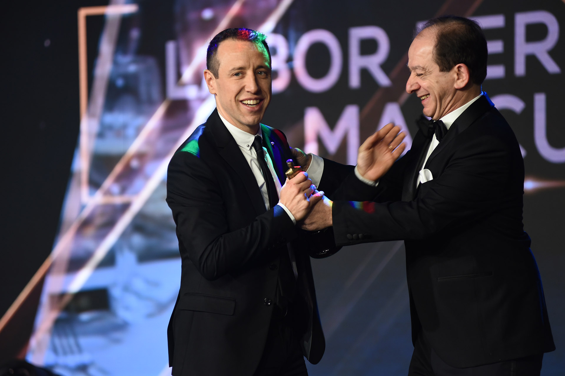Facundo Pastor ganó en el rubro Labor Periodística Masculina