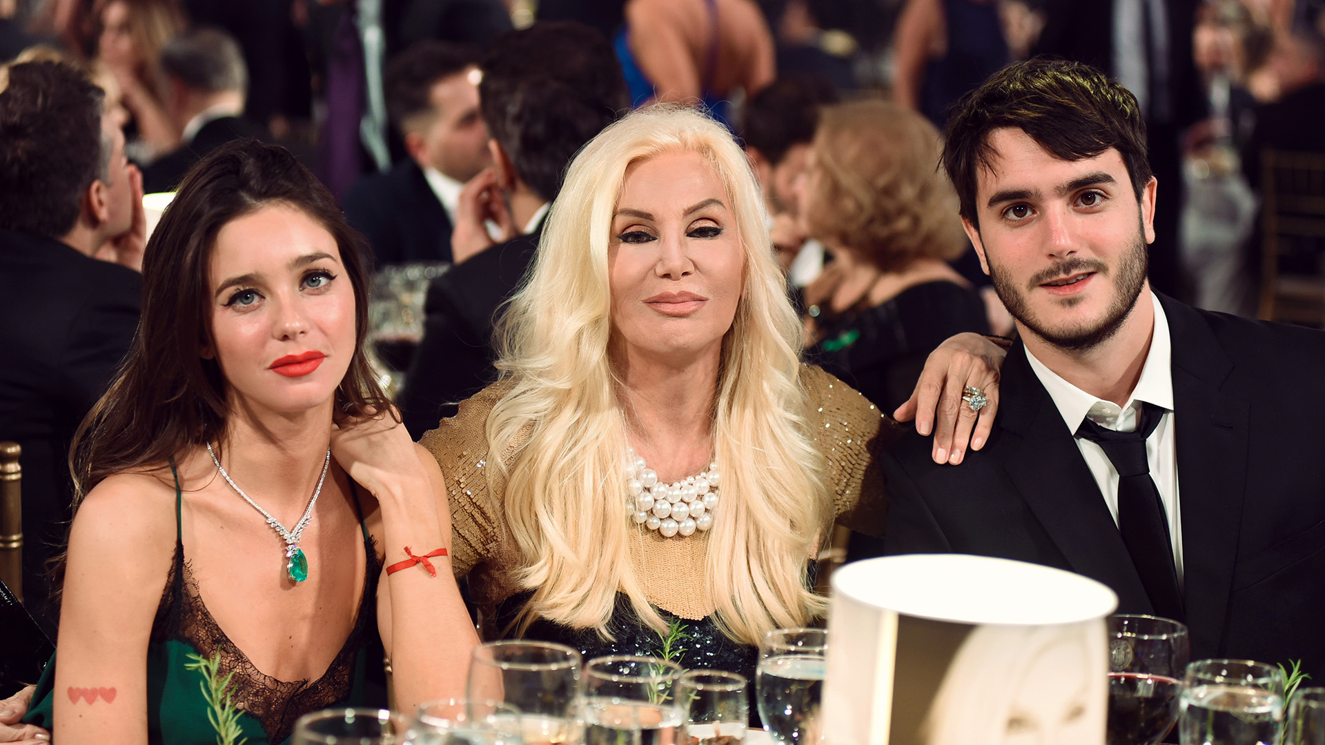 Susana Giménez con sus nietos, Lucía y Manuel Celasco