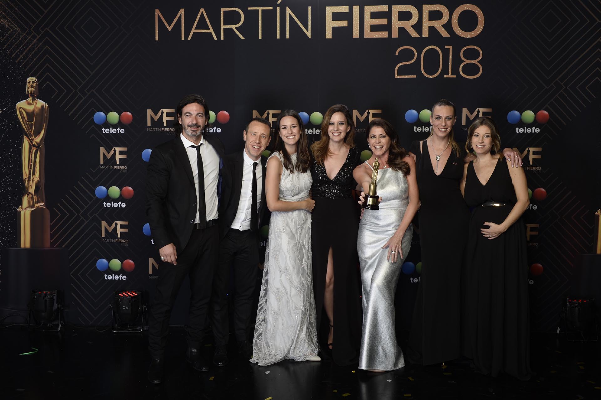 El equipo de “Pamela a la tarde”. “Nos lo merecíamos”, dijo la conductora a subir al escenario y recibir su premio