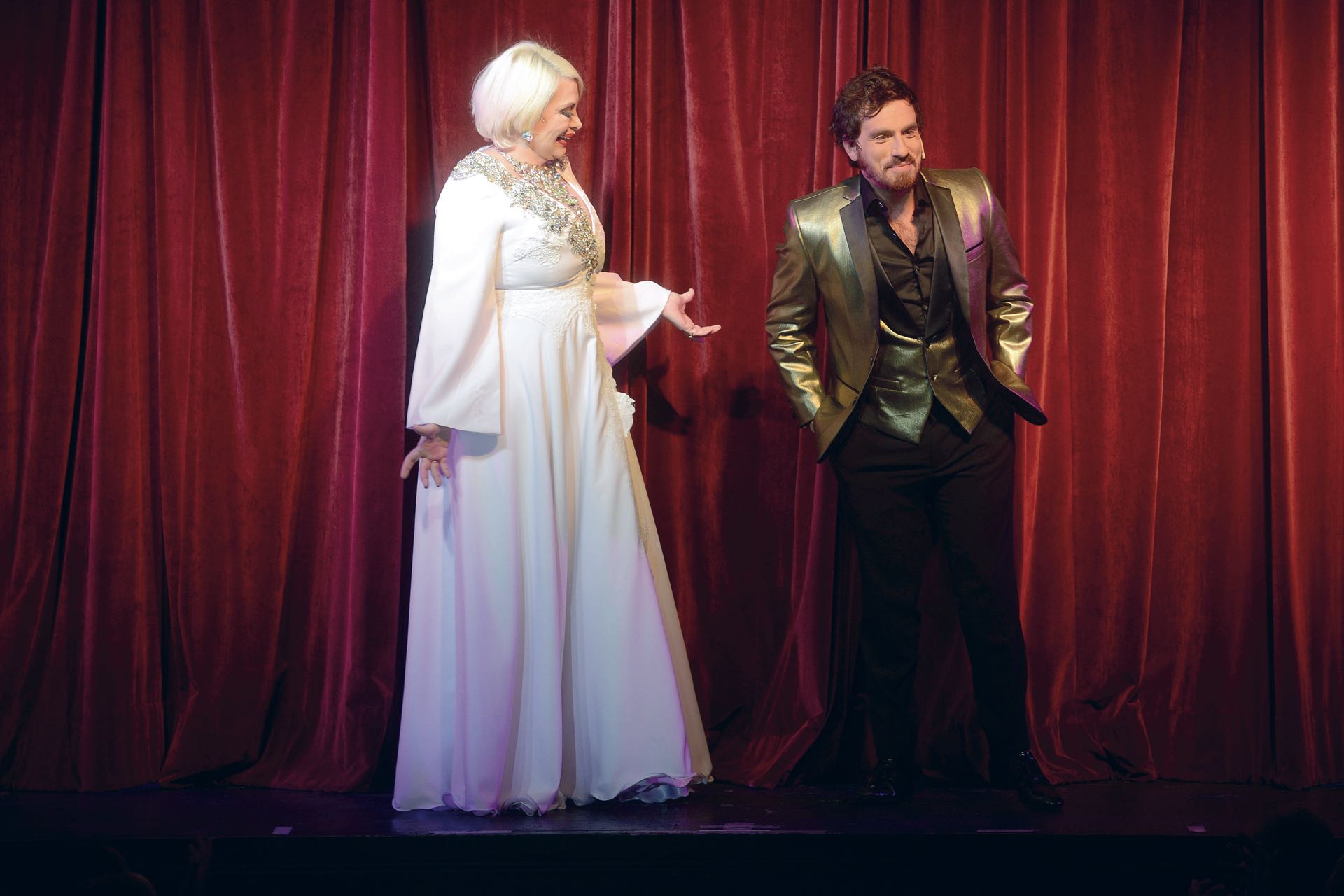 Fede Bal en Magnifica con su mamá Carmen Barbieri