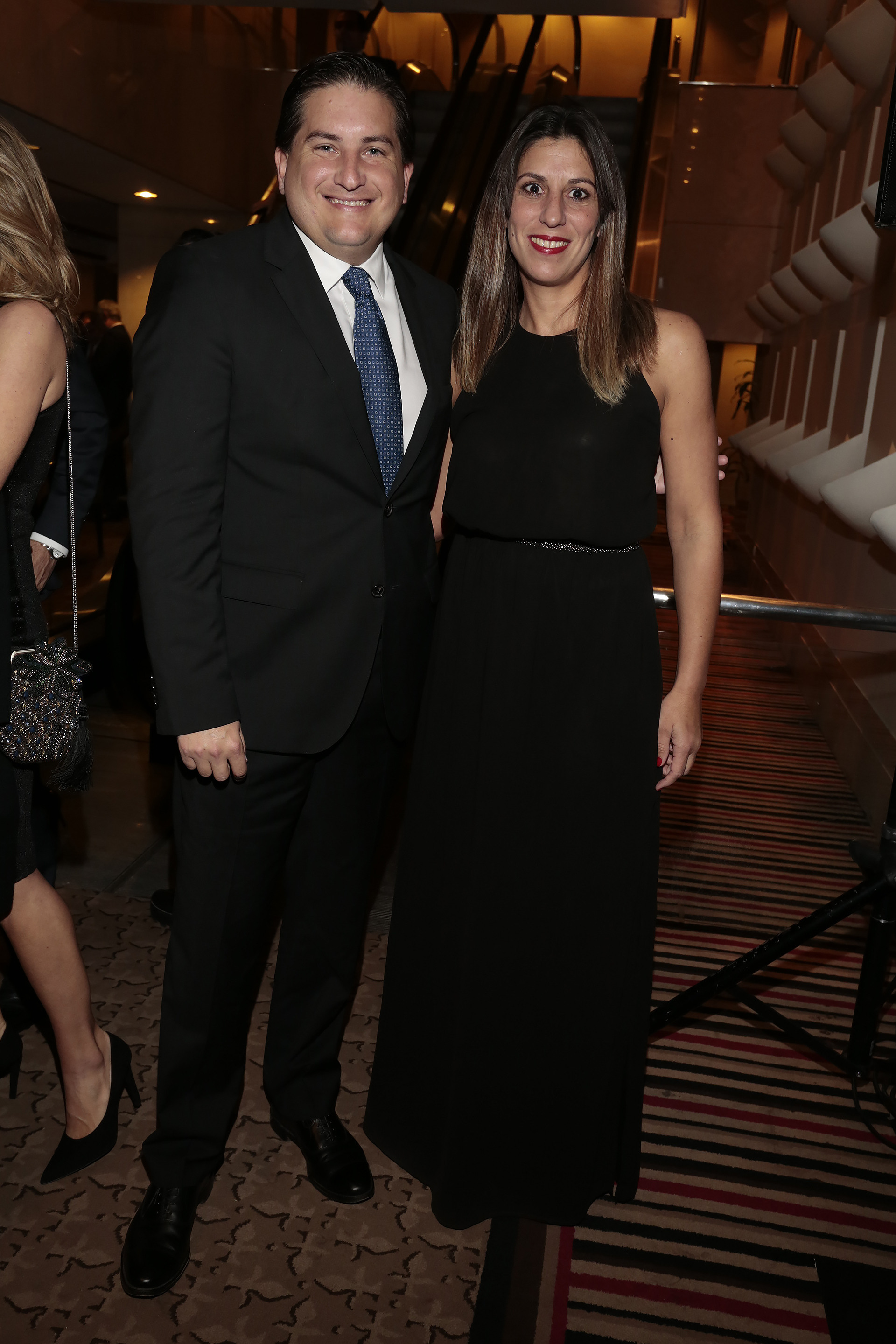 Gastón Corral, director de Sustentabilidad Corporativa de HSBC Argentina, y su mujer
