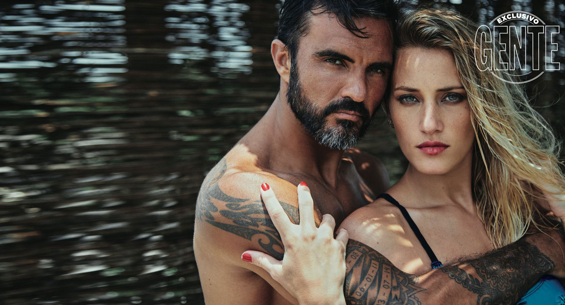 Mica Viciconte y Fabián Cubero, durante una mini luna de miel en la Rivera Maya. (Foto: Archivo Gente)