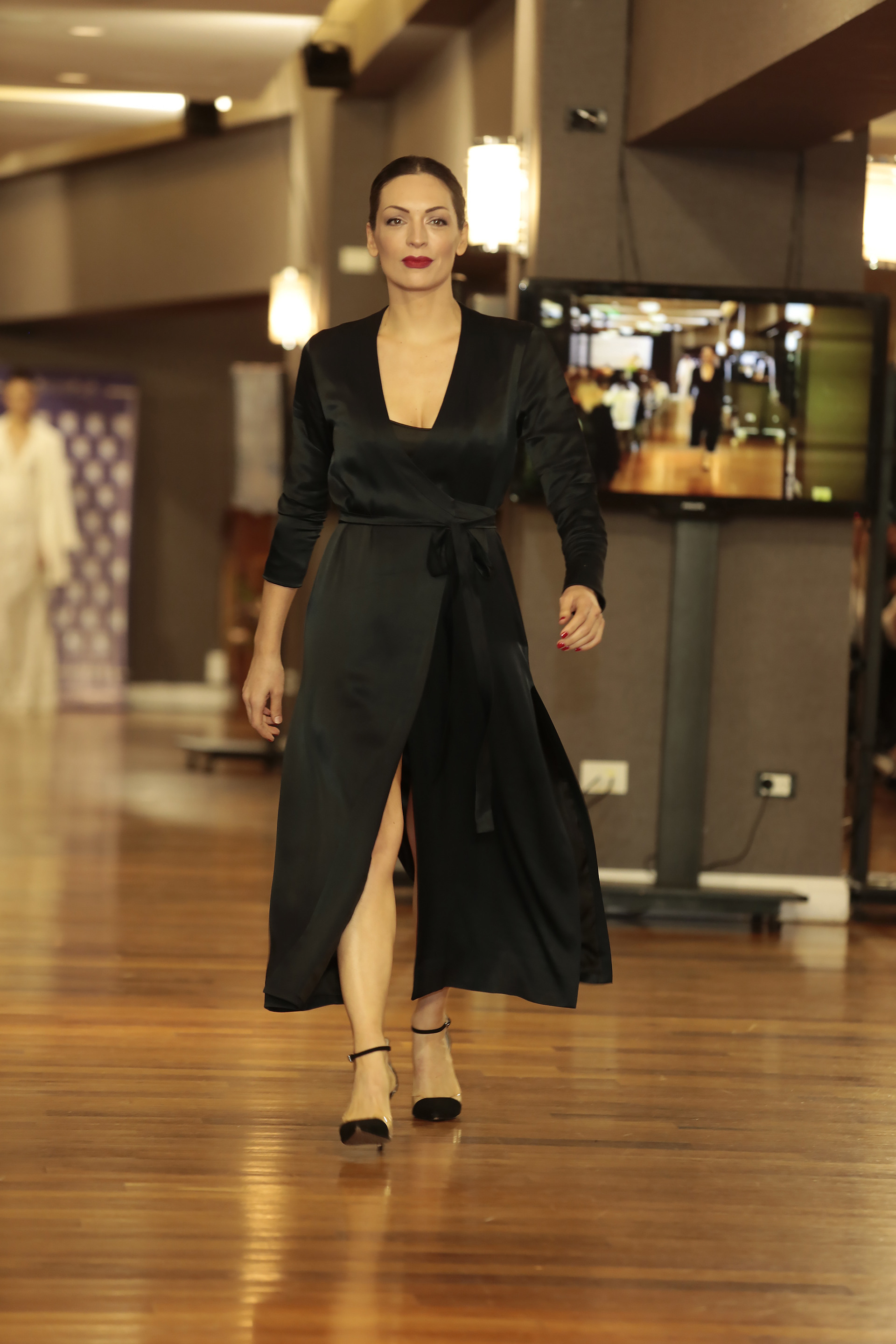 María Gorof tras presentar su colección