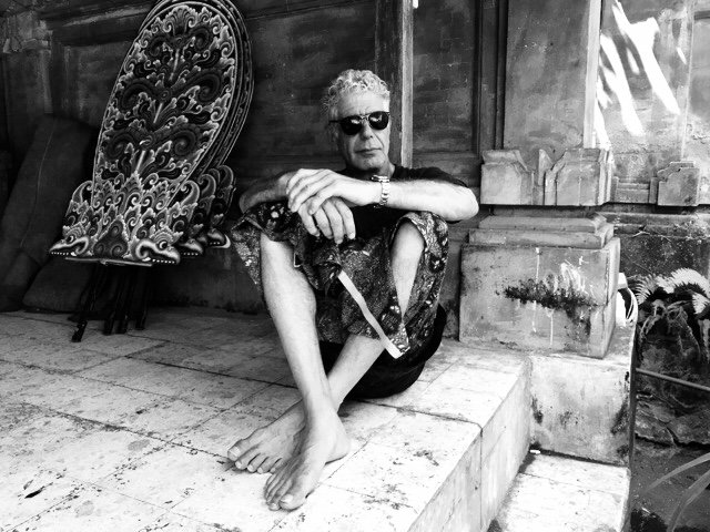 Anthony Bourdain el 6 de mayo de 2018