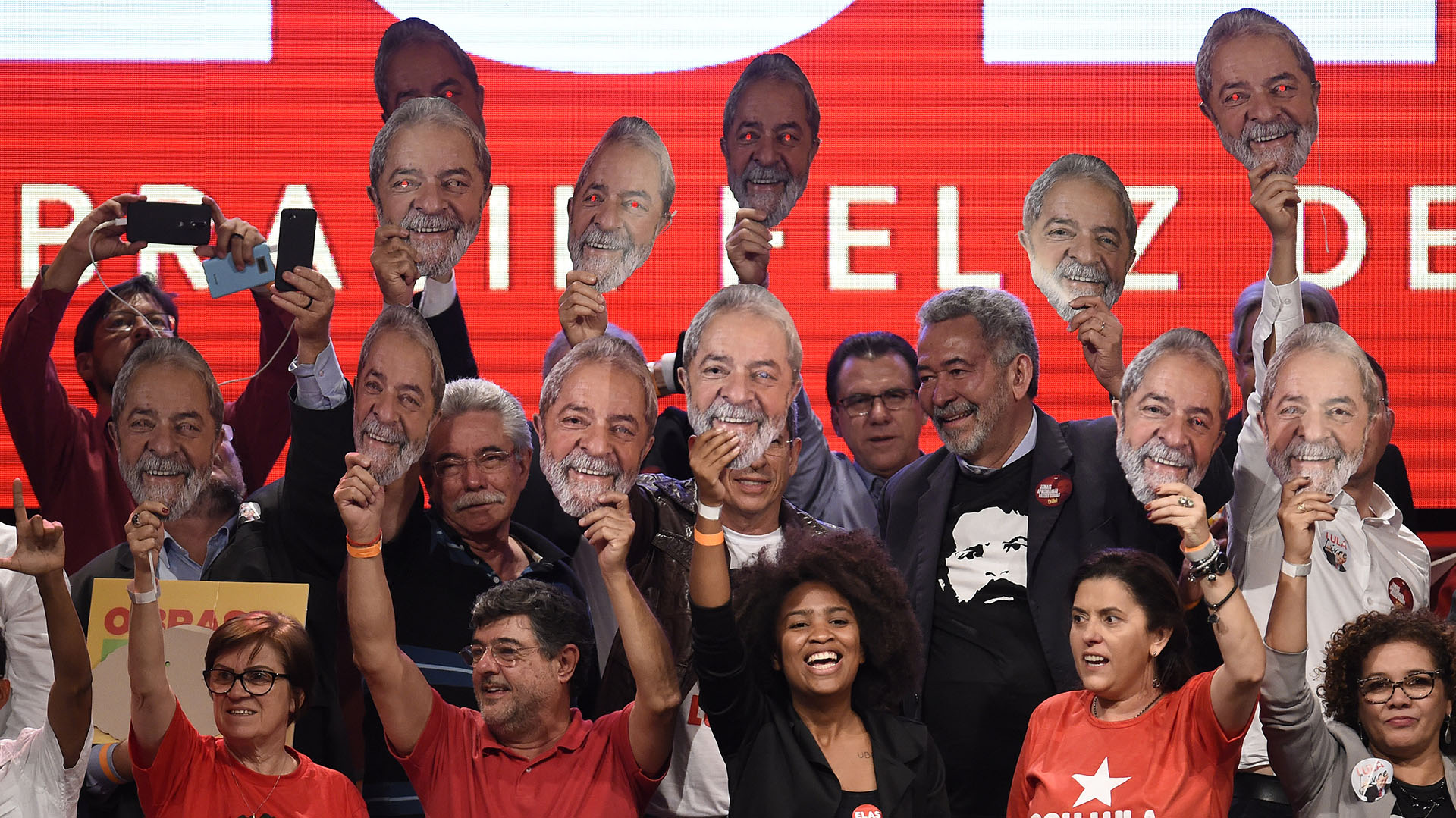 El lanzamiento de la candidatura de Lula (Reuters)