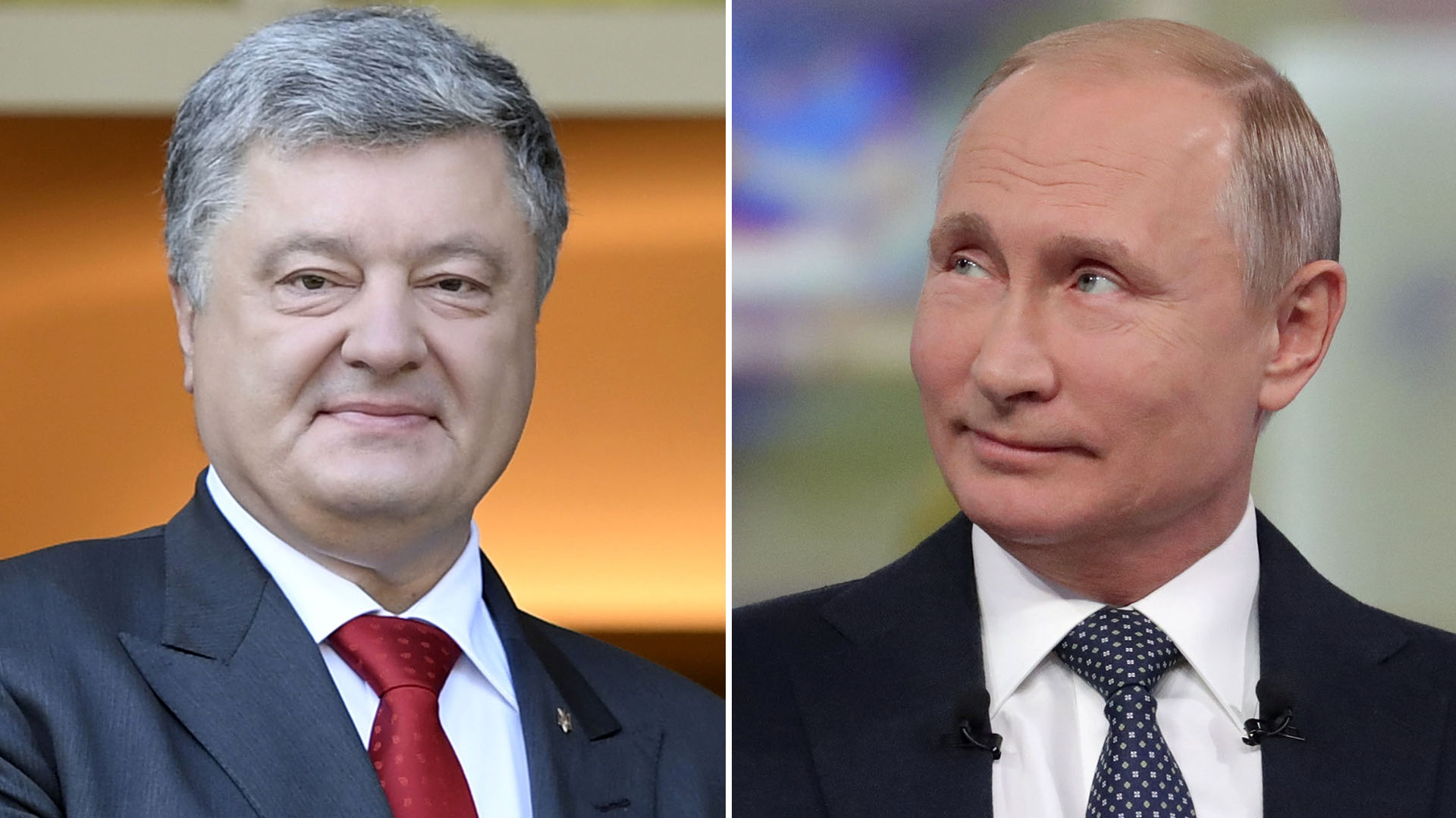 Petró Poroshenko y Vladimir Putin