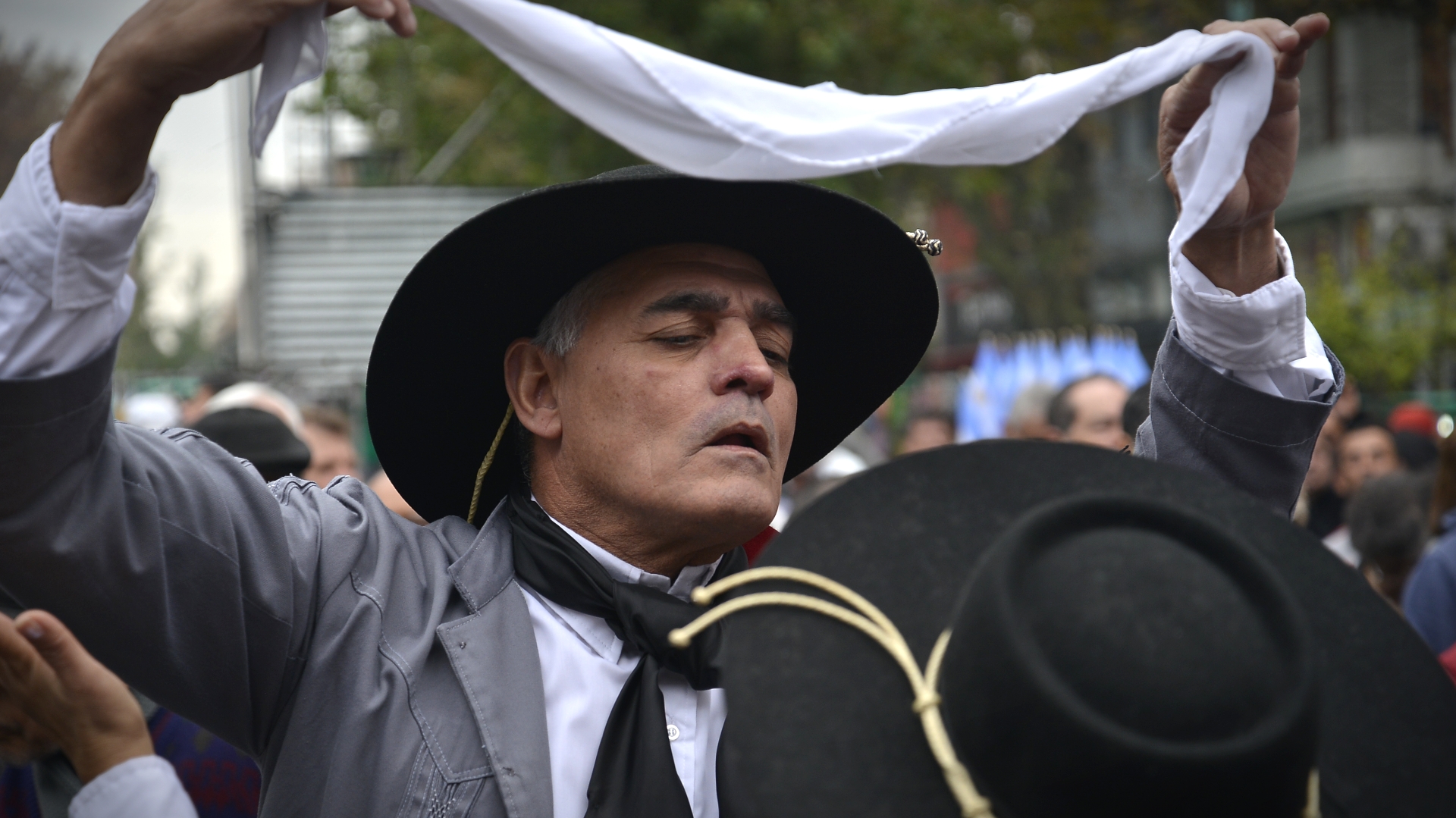 La zamba fue uno de los géneros folclóricos que más bailaron durante el festejo