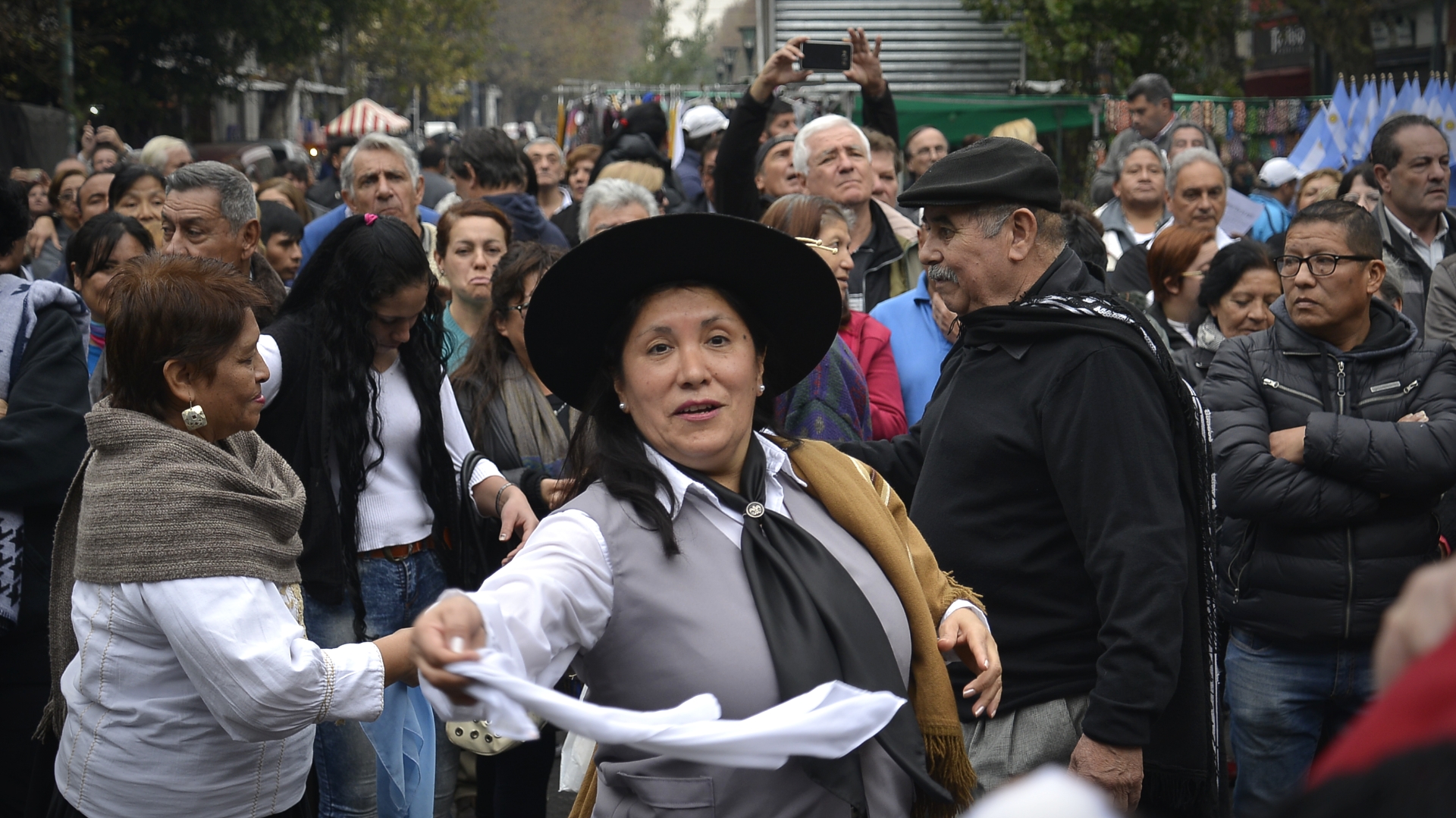 Hubo diferentes danzas folclóricas durante la tarde