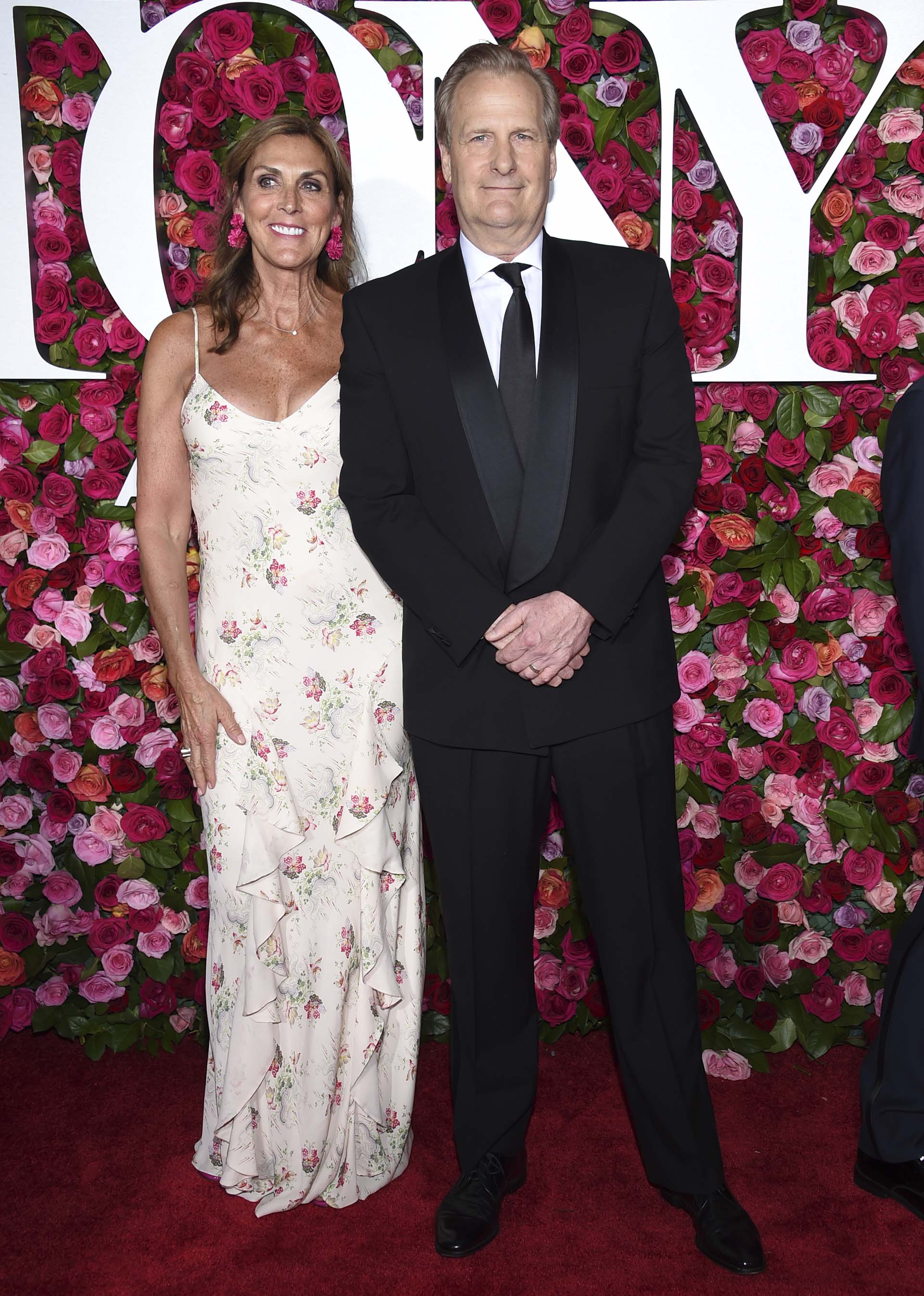 Kathleen Rosemary Treado y Jeff Daniels (Evan Agostini/Invision/AP)