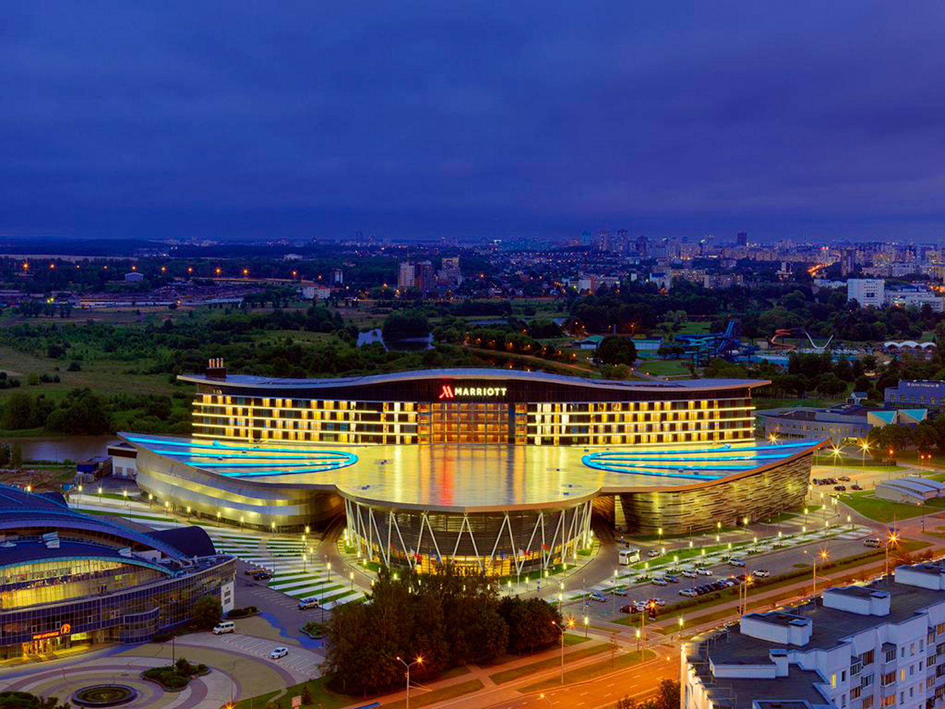El Minsk Marriot, uno de los hoteles que puede elegir Diego