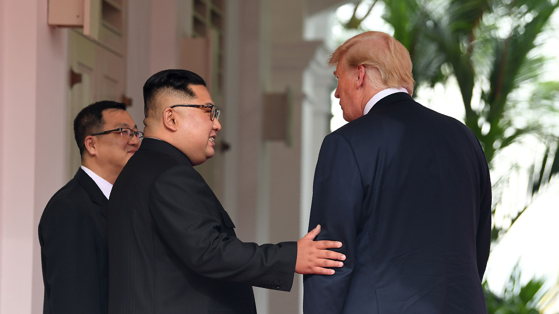 Kim Jong-un y Donald Trump. (AFP)