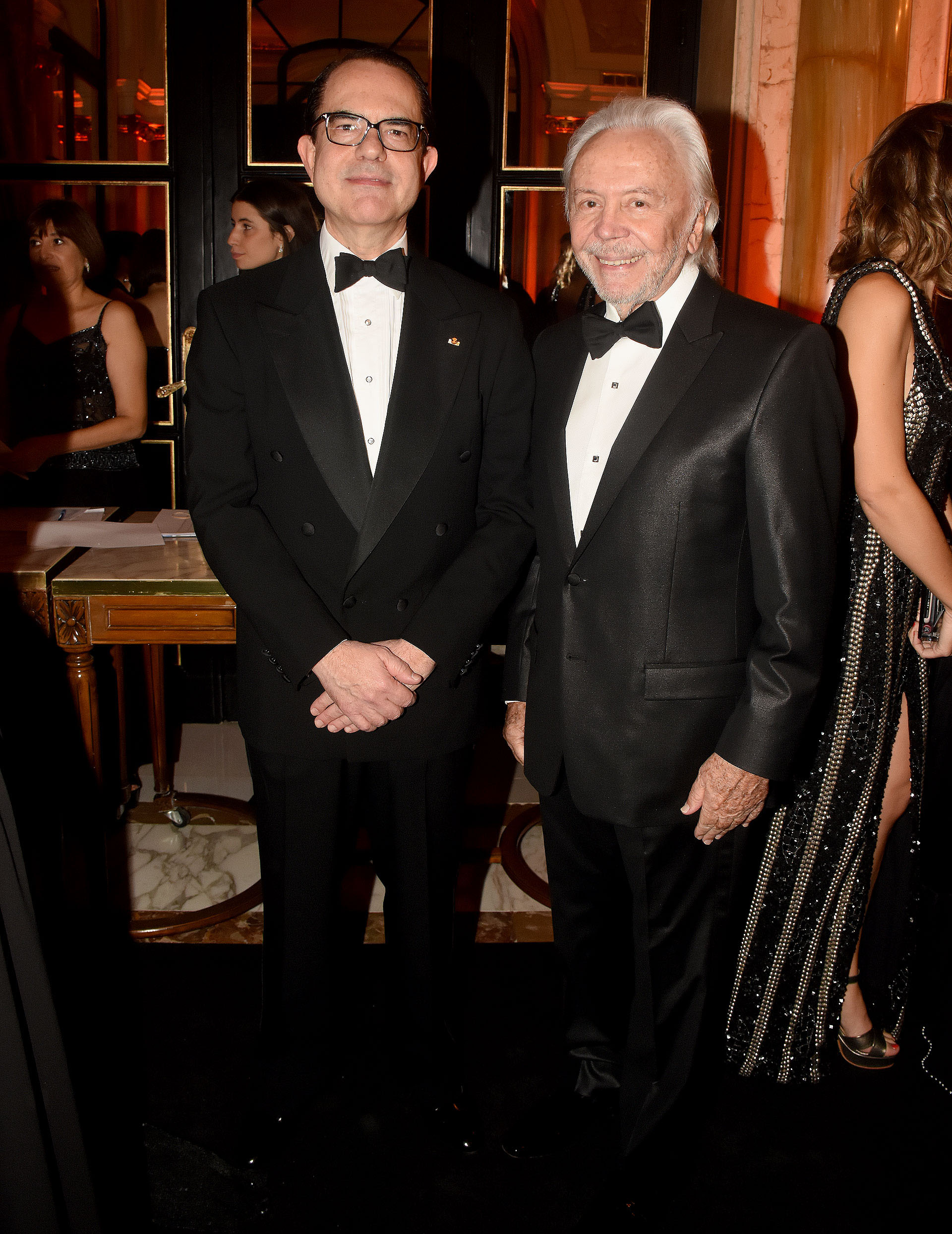 El embajador de Grecia en la Argentina, Dimitrios Zevelakis, y Guido Parisier