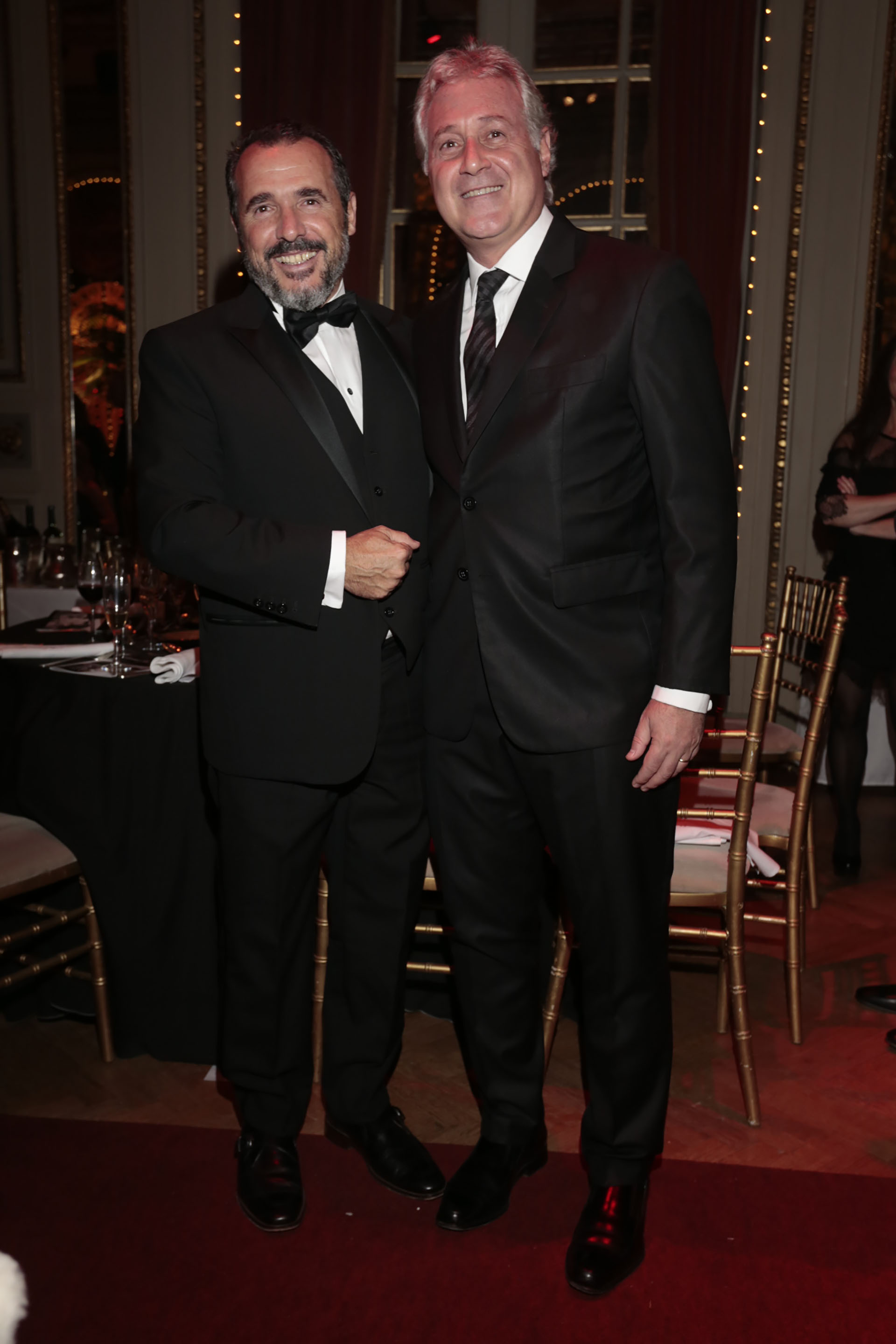 Ezequiel Berrenechea (Aeropuertos Argentina 2000) y el CEO de Aeropuertos Argentina 2000 y vicepresidente de River Plate, Matías Patanian