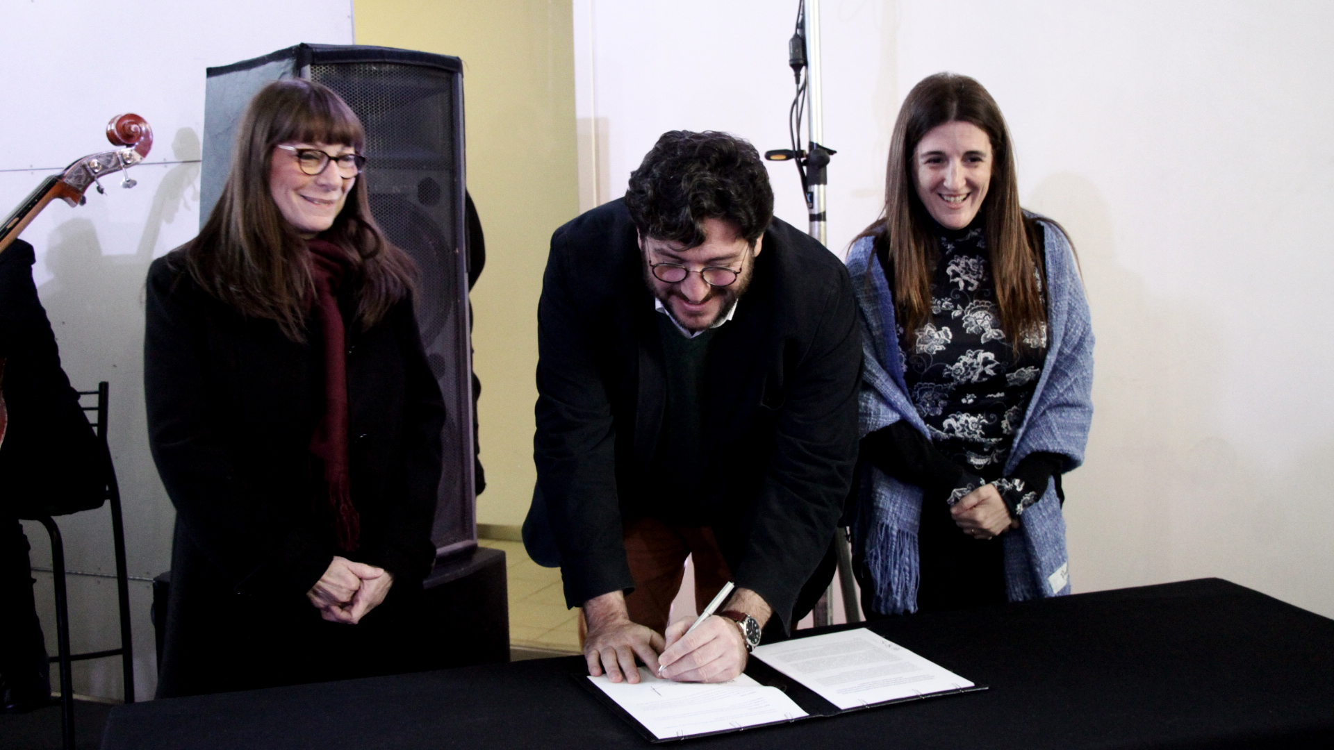 Cristina Vázquez, Pablo Avelluto y Mariela Bolatti
