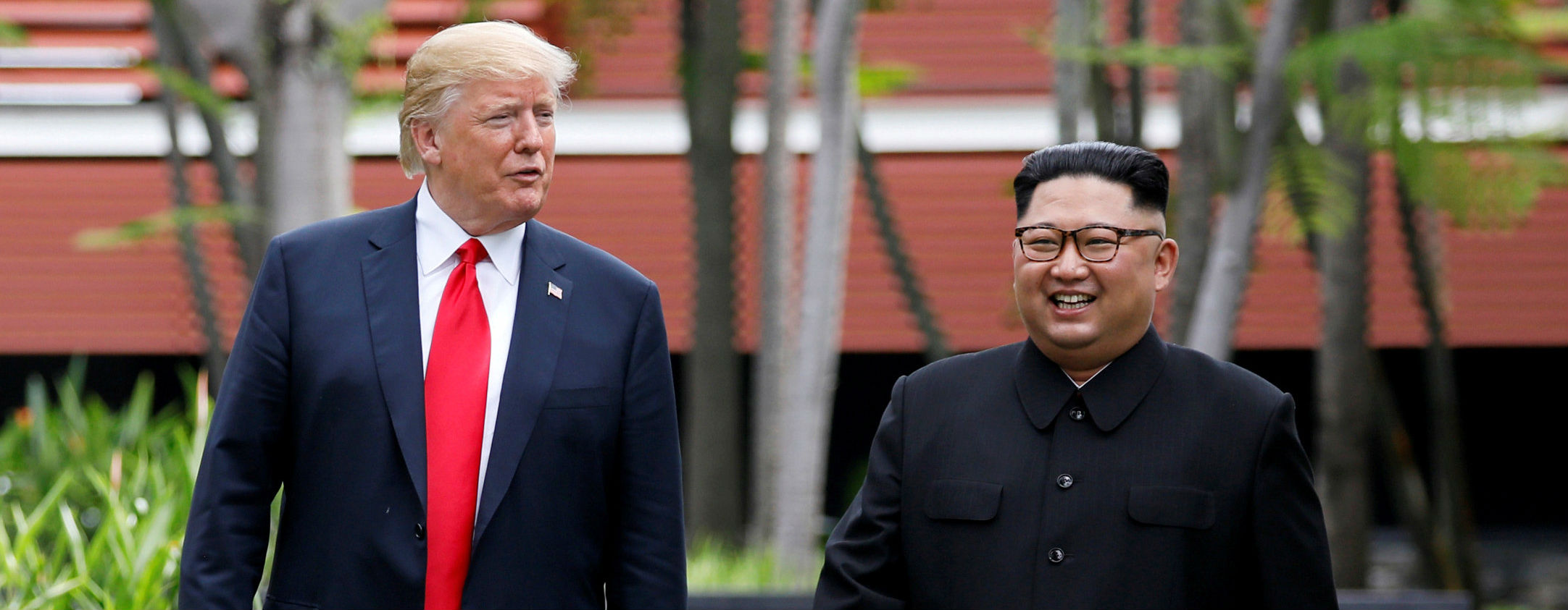 Trump y Kim durante el encuentro en Singapur