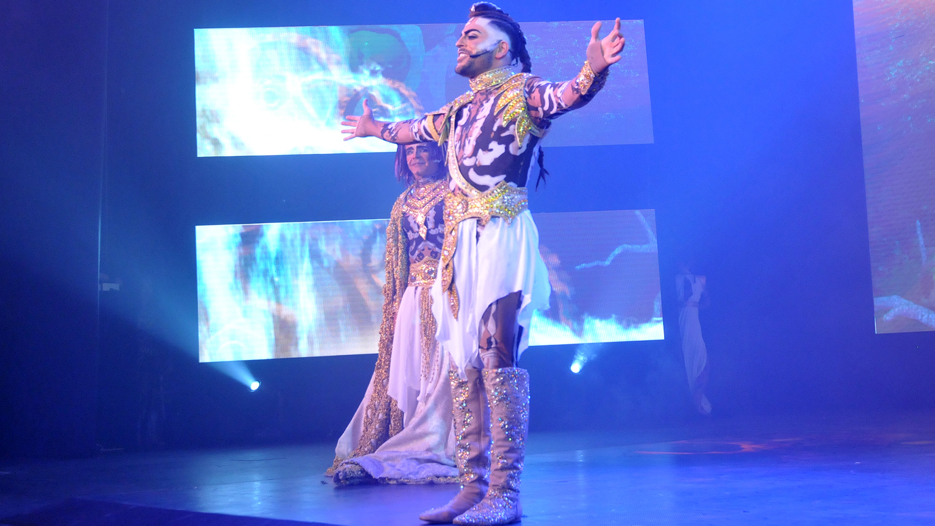 Facundo Mazzei, protagonista y coreógrafo del musical “Siddhartha” (Prensa Tomaselli)