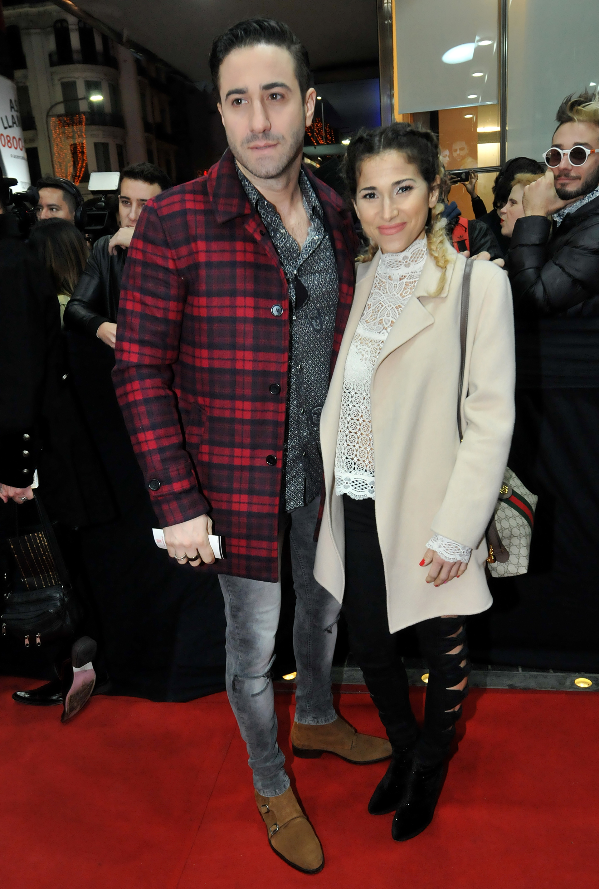 Mariano Chiesa y su pareja