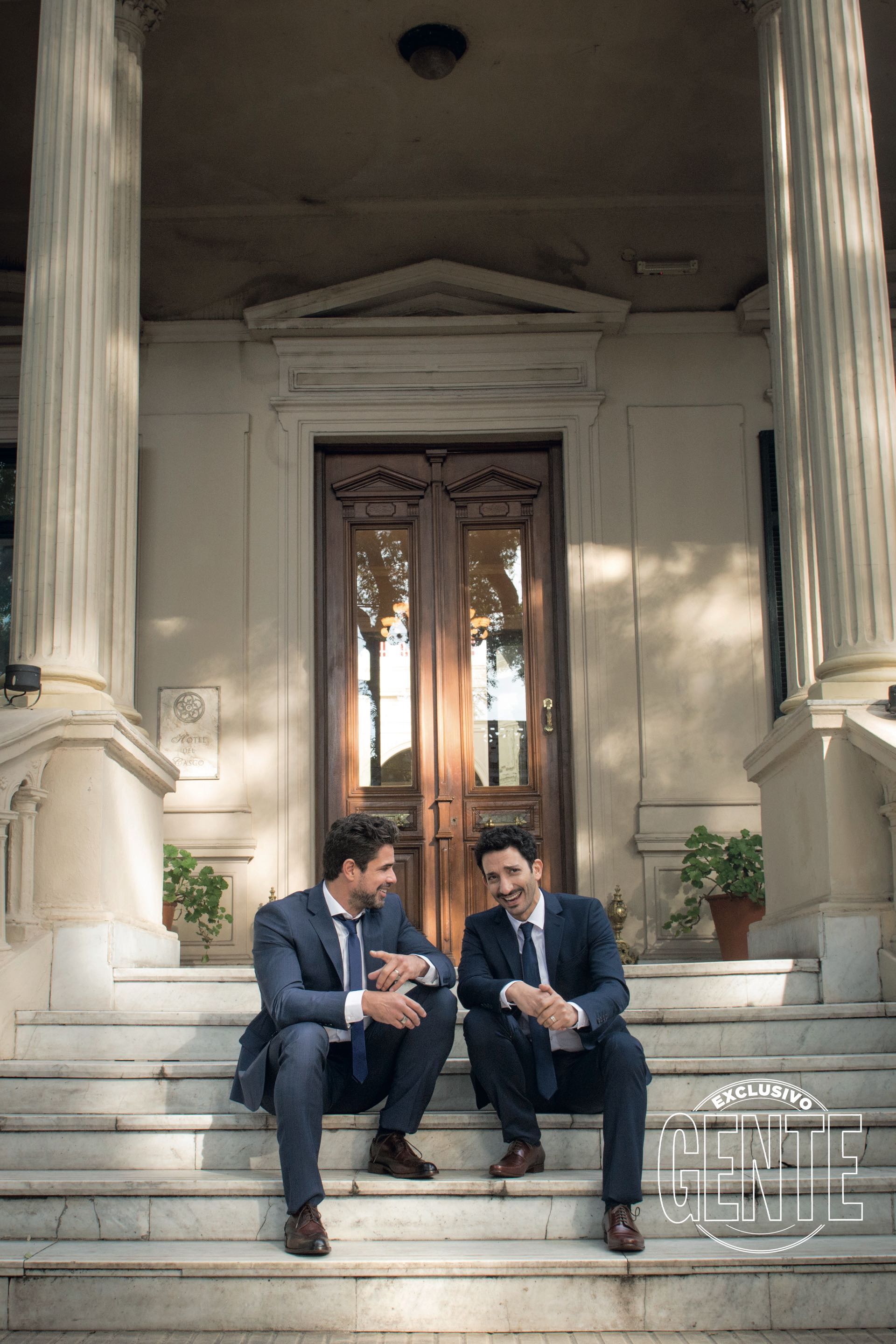 Luciano Castro y Juan Minujín (Fotos: Fabián Uset/GENTE)