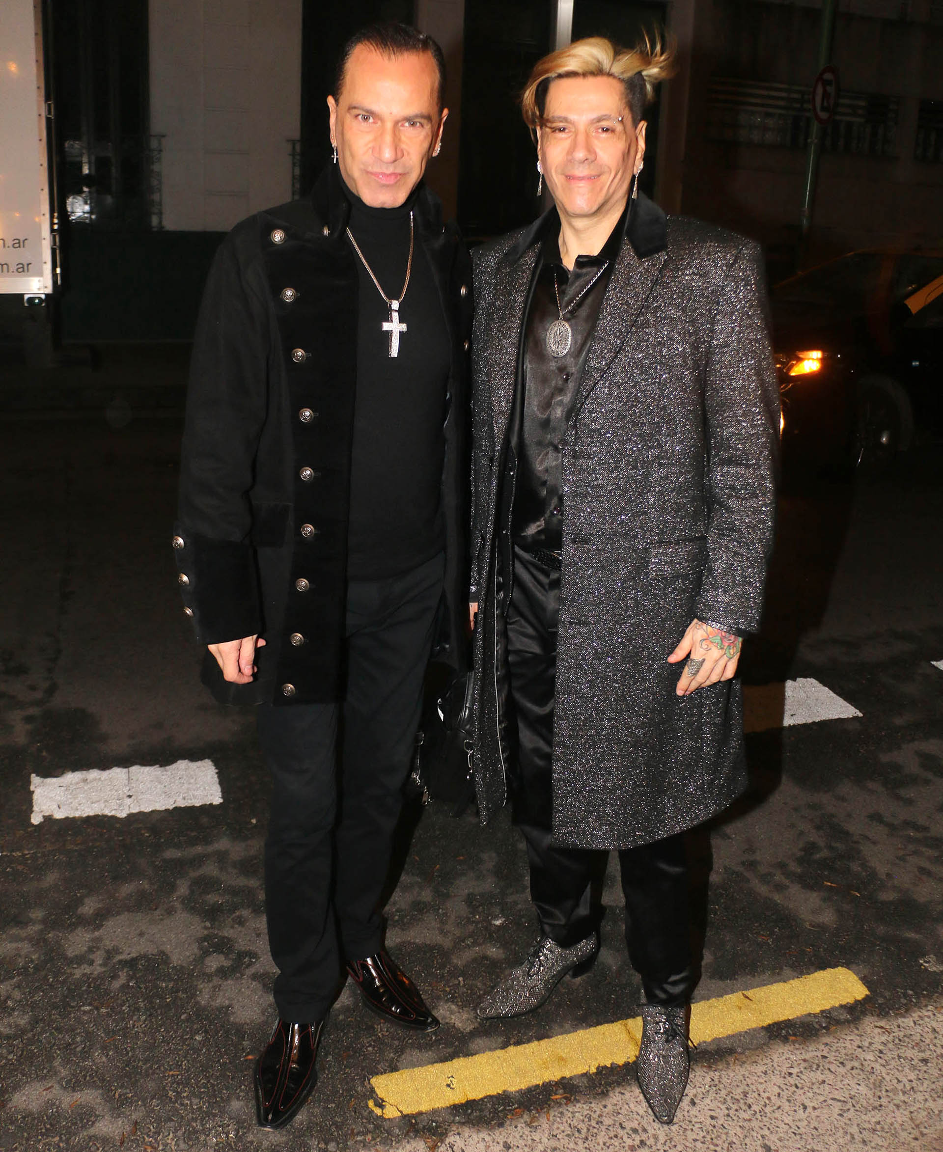 Roberto Piazza y su pareja Walter Vázquez