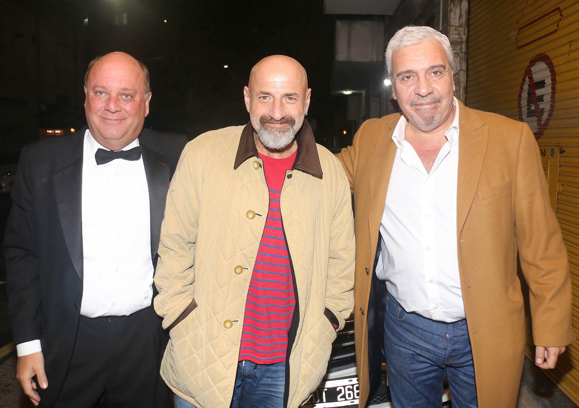 Martín Cabrales, Gustavo Sofovich y Coco Sily