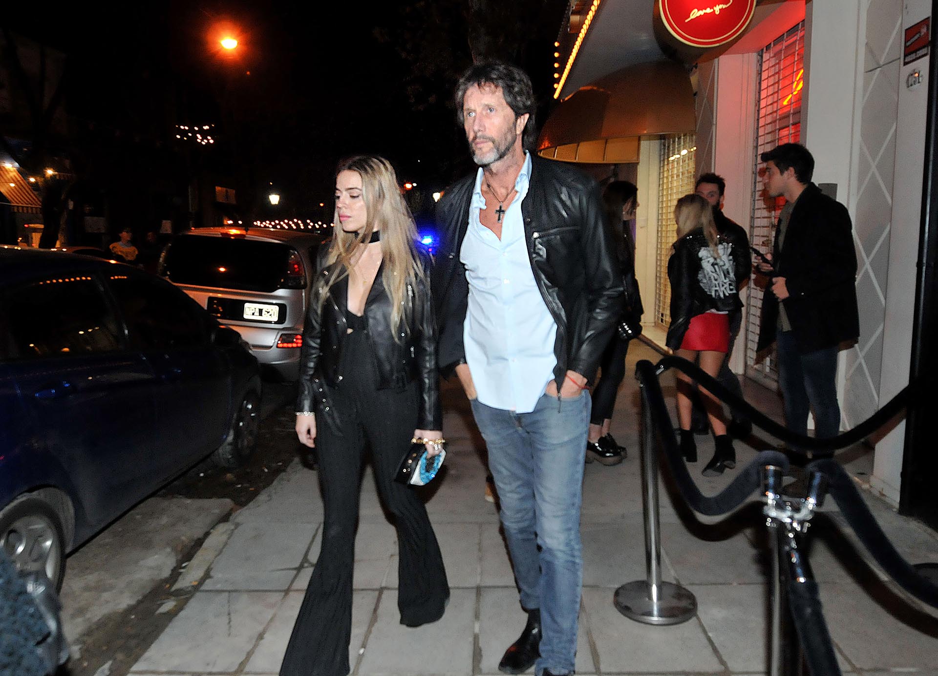 Eduardo Celasco con su novia, Flor Fiorini