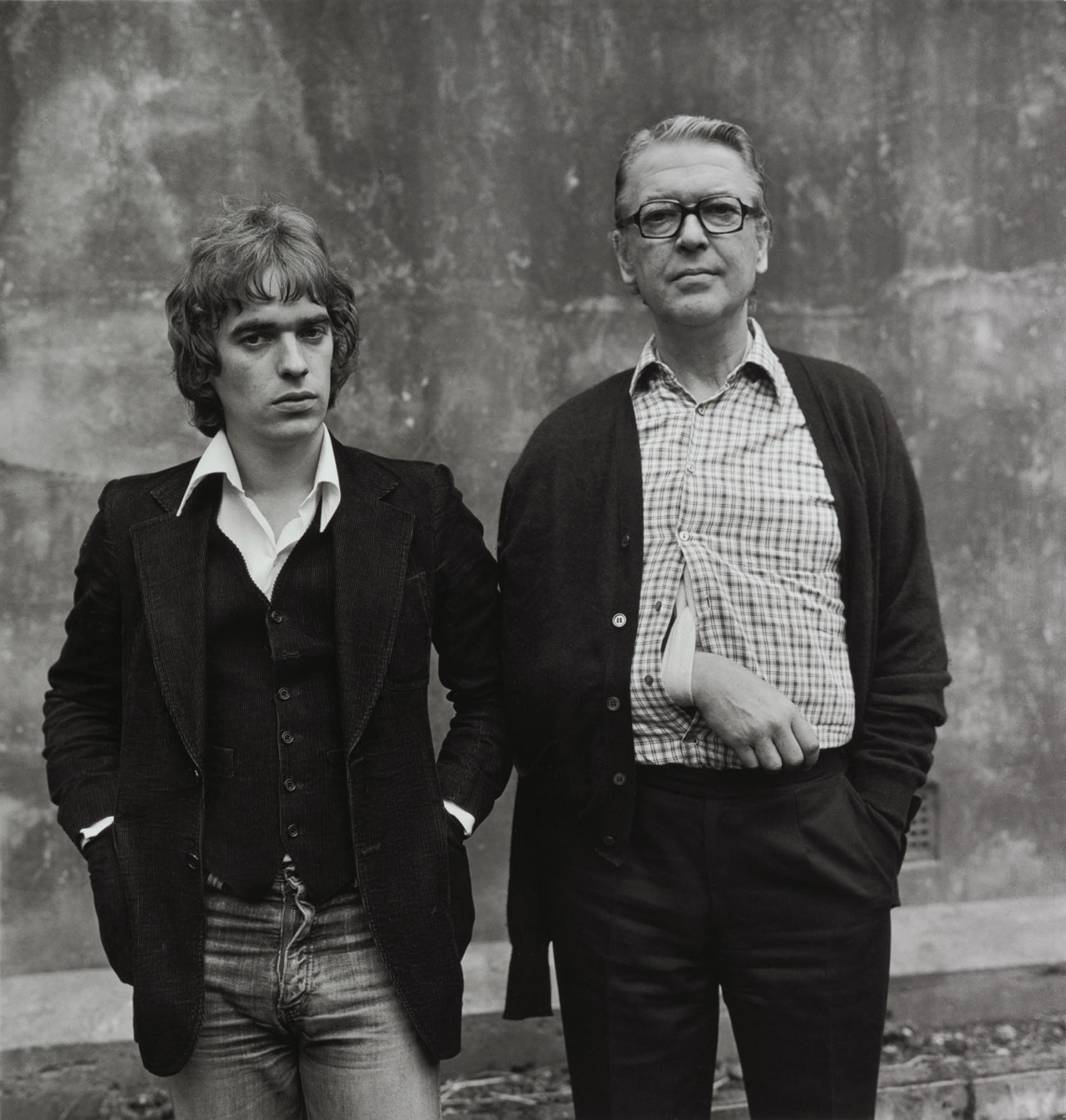 Martin Amis y Sir Kingsley Amis, en 1978 (Dmitri Kasterine National Portrait Gallery)