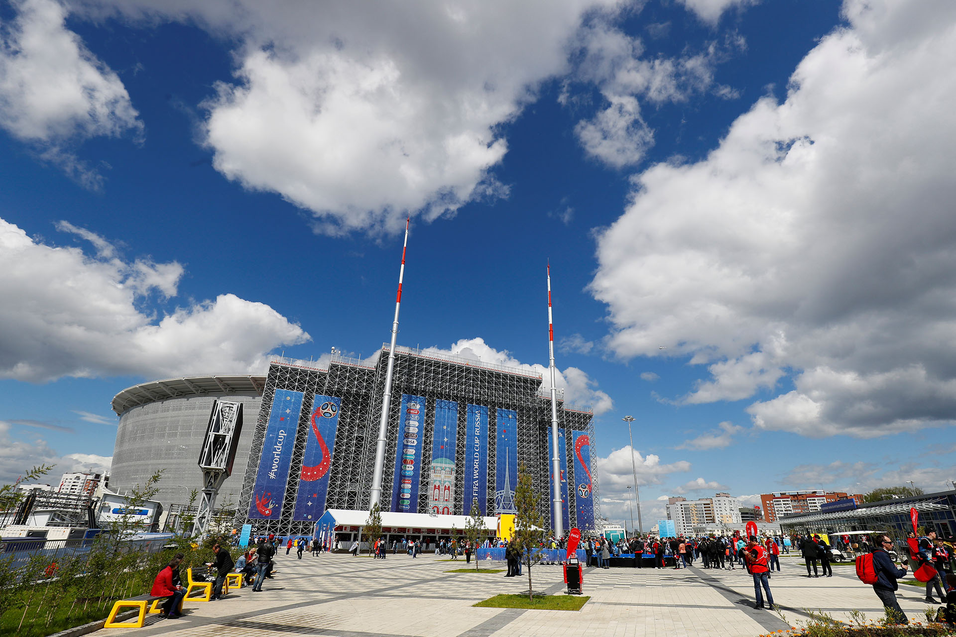 El Ekaterinburg Arena, de Yekaterinburg, Russia alberga el segundo partido del mundial