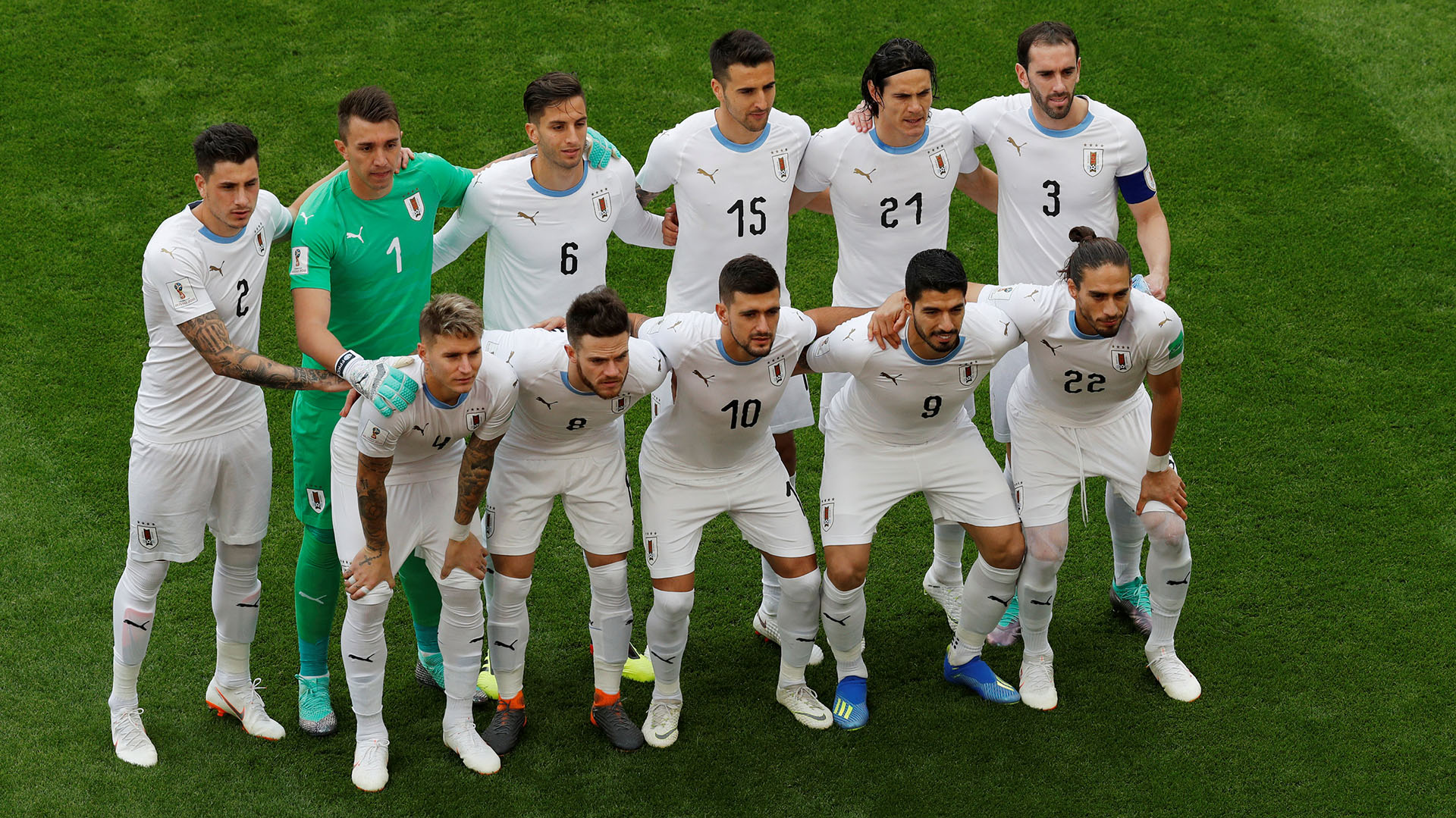 La formación de Uruguay en su primer partido