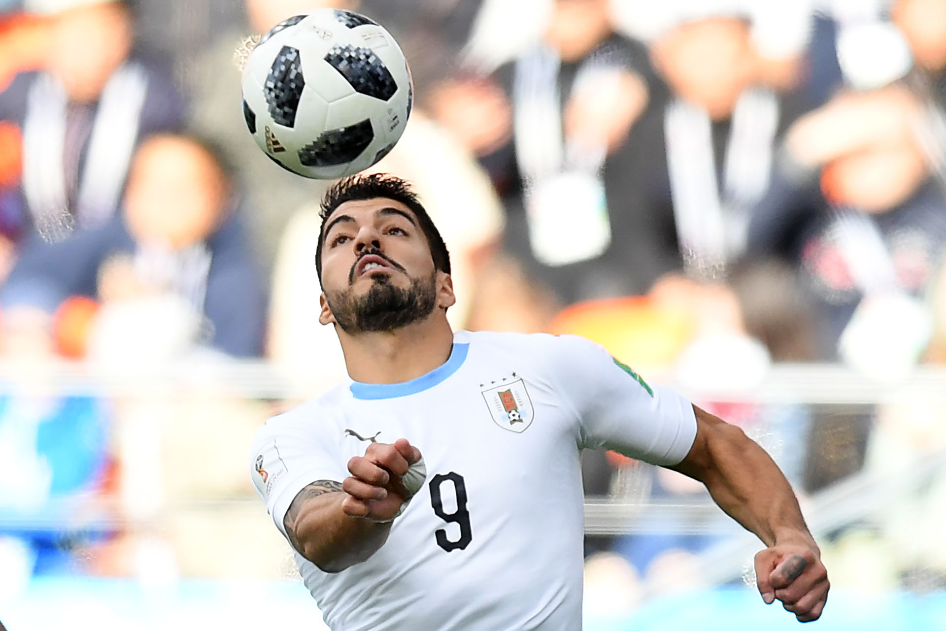 Luis Suárez no pudo convertir en el debut de Uruguay en Rusia