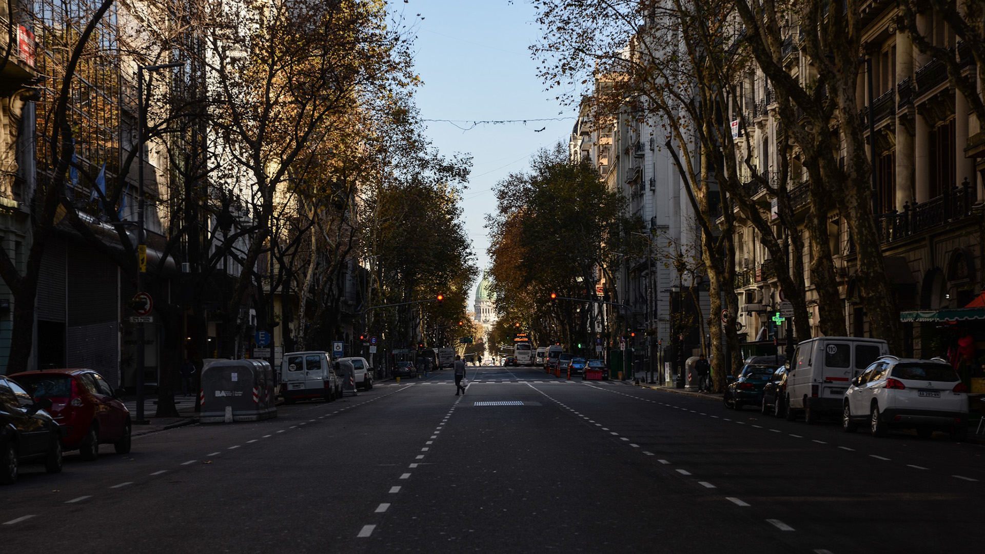 Ciudad vacía: la desolación en Buenos Aires durante el partido de Argentina  - Infobae, image size:1920x1080