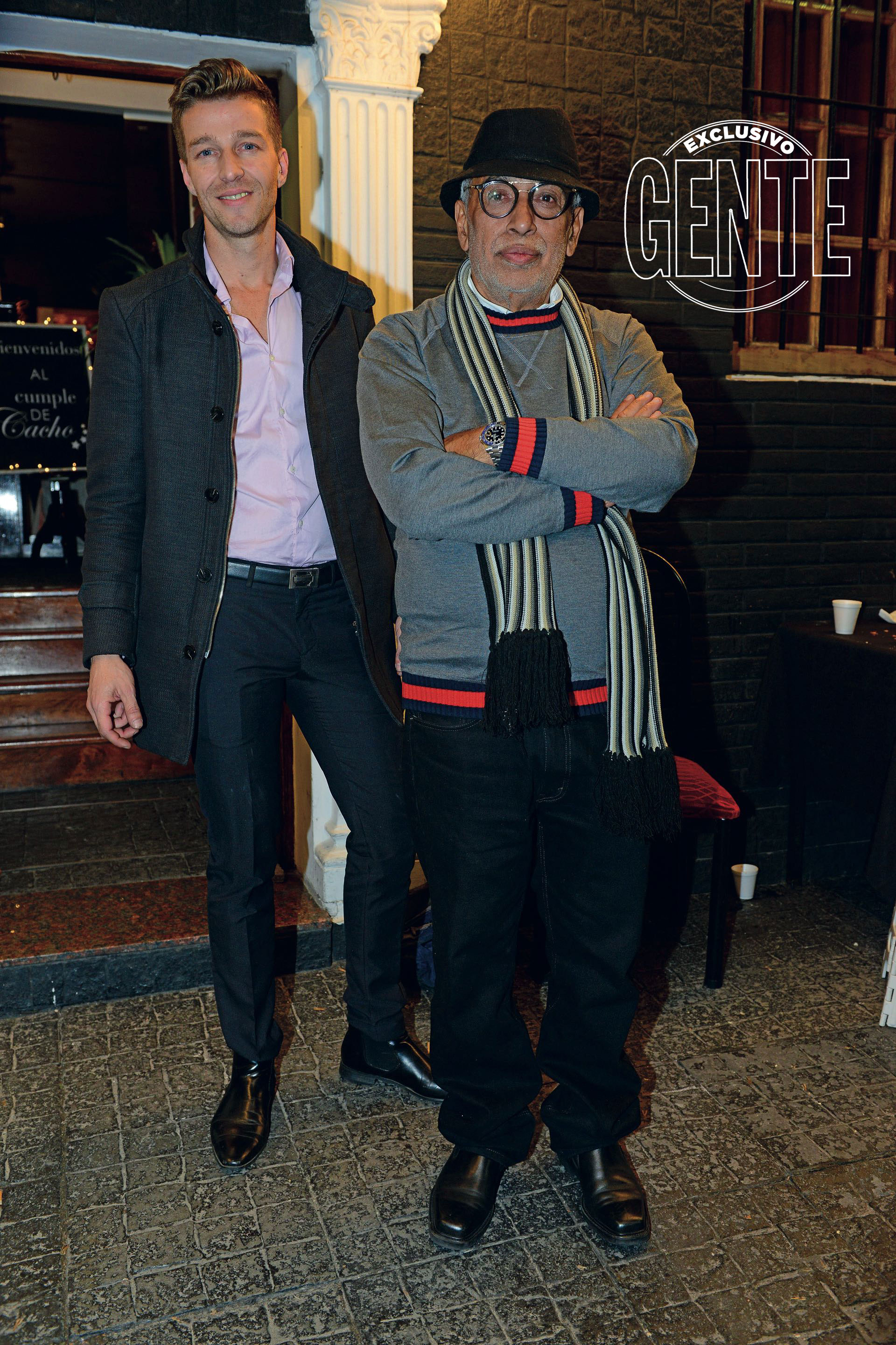 Oscar González Oro y Tato Cabrera (Foto Diego Soldini/GENTE)