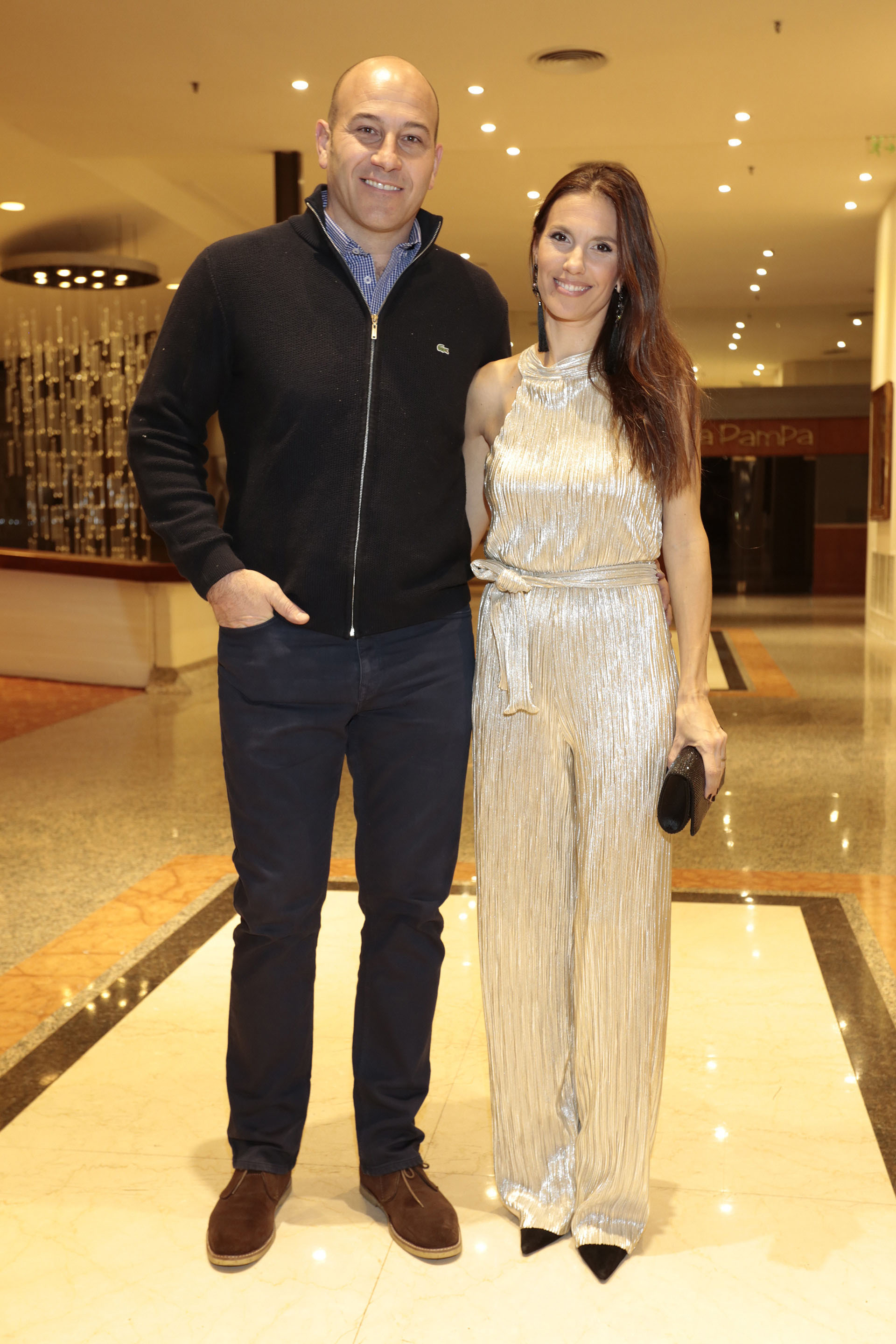El intendente de Quilmes, Martiniano Molina, y su mujer Ileana