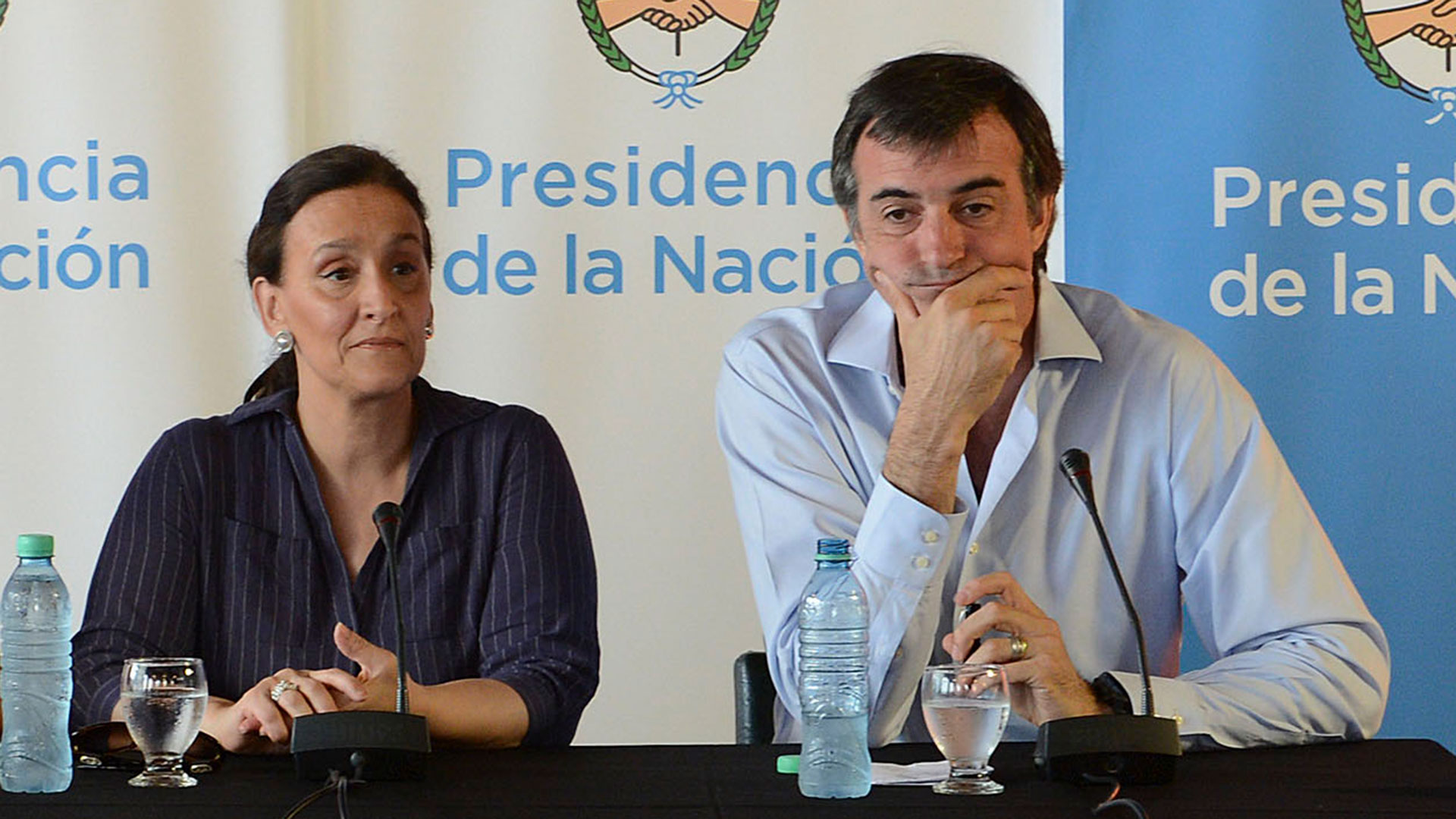 Gabriela Michetti y Esteban Bullrich (NA)