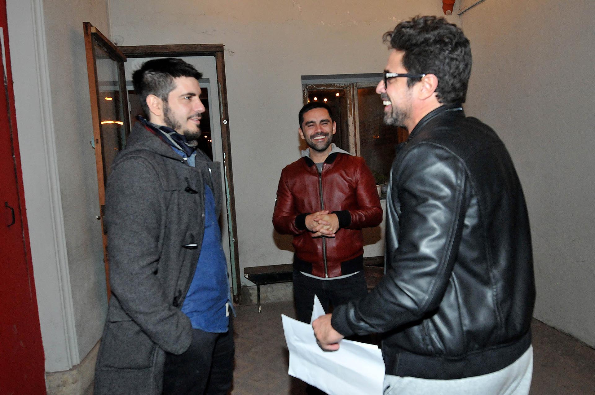Marco Antonio Caponi, Gonzalo Heredia y Luciano Castro