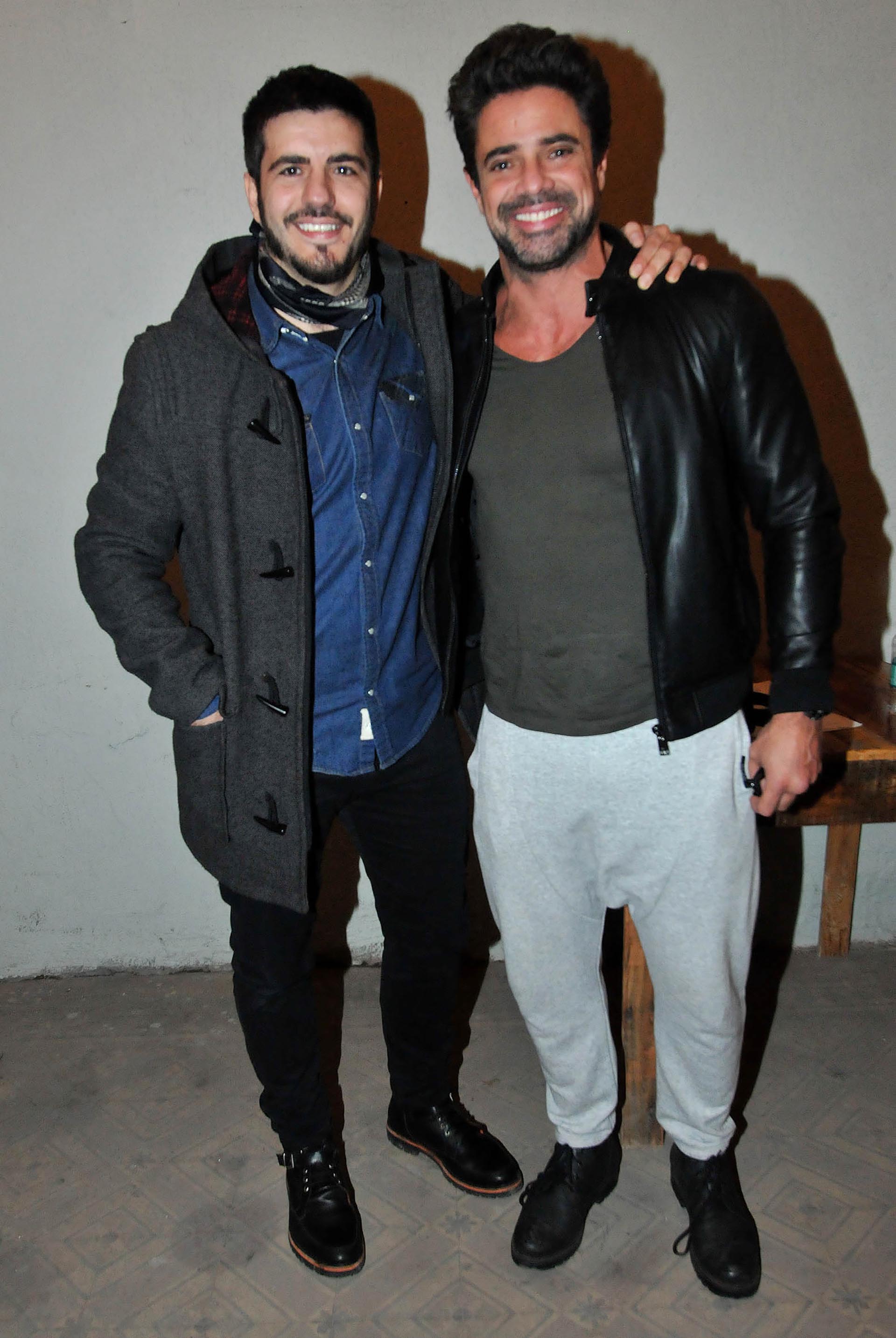 Marco Antonio Caponi y Luciano Castro