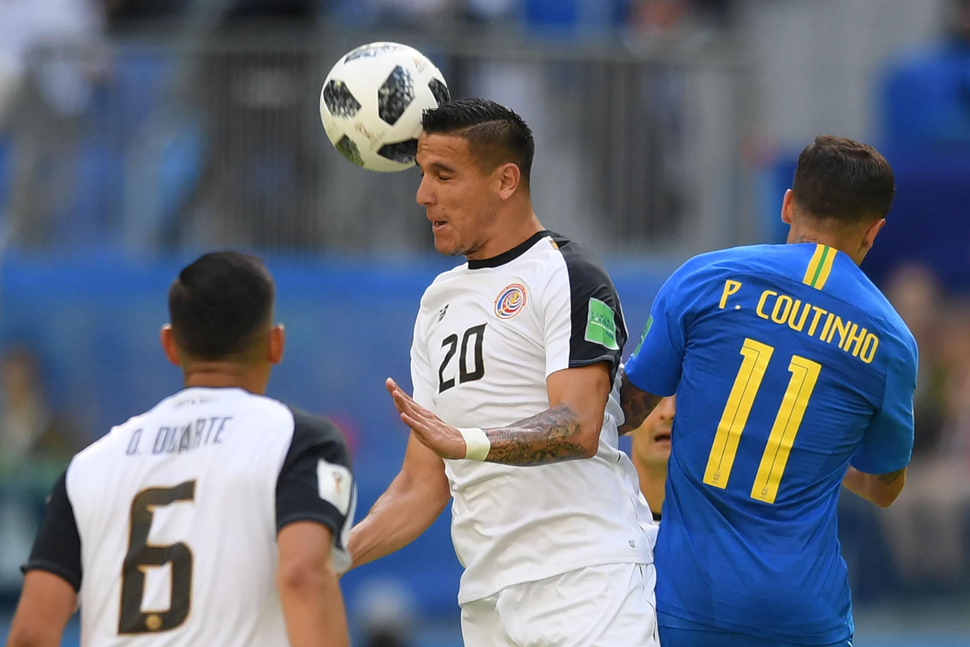 Costa Rica tuvo pocas ocasiones de gol