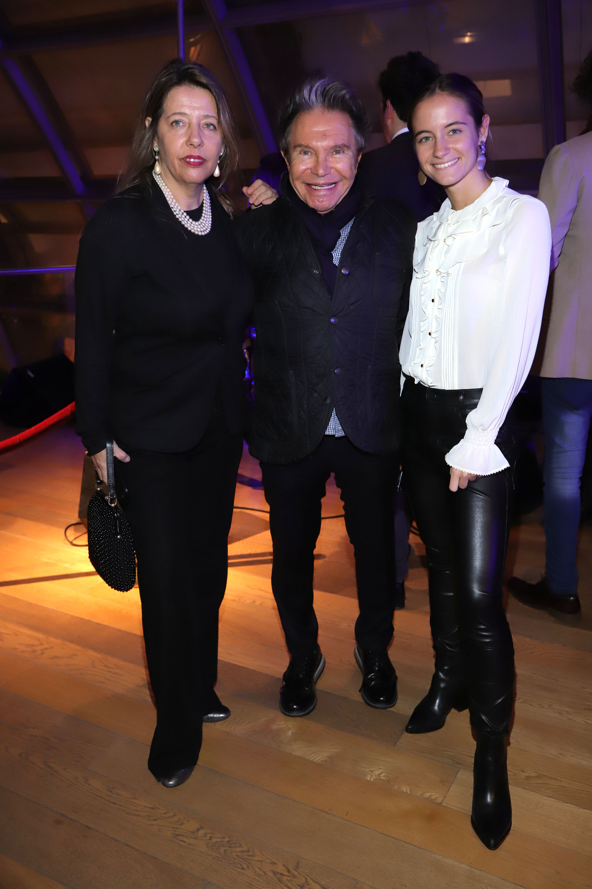 María Claudia Pedrayes, Felipe Rozenmuter y Violeta Juni