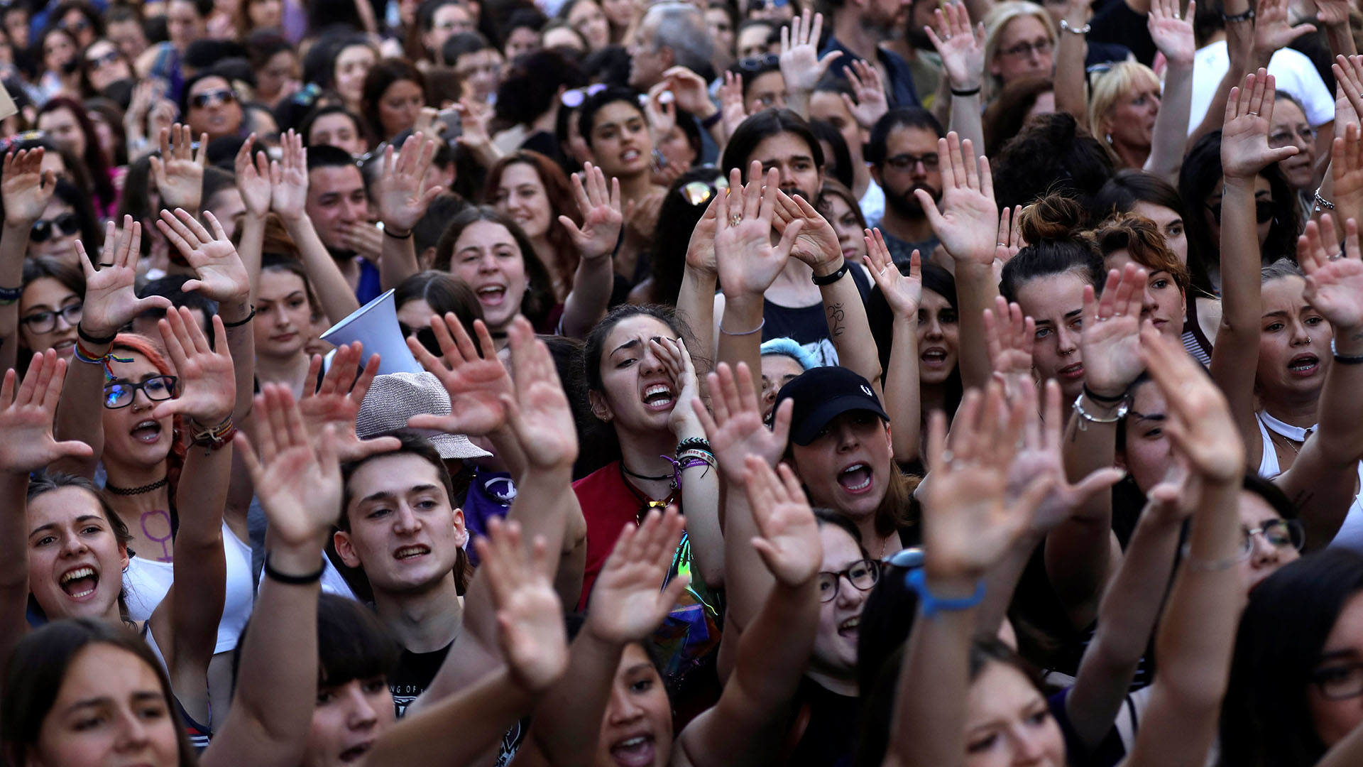 Una de las protestas en España (Reuters)