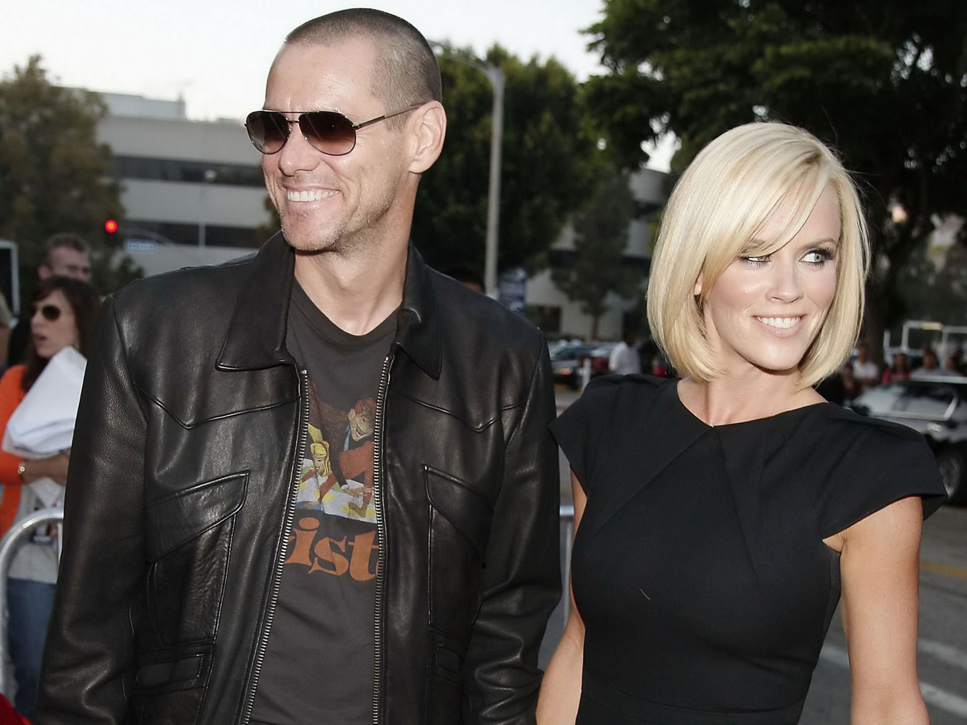 Jim Carrey con Jenny McCarthy